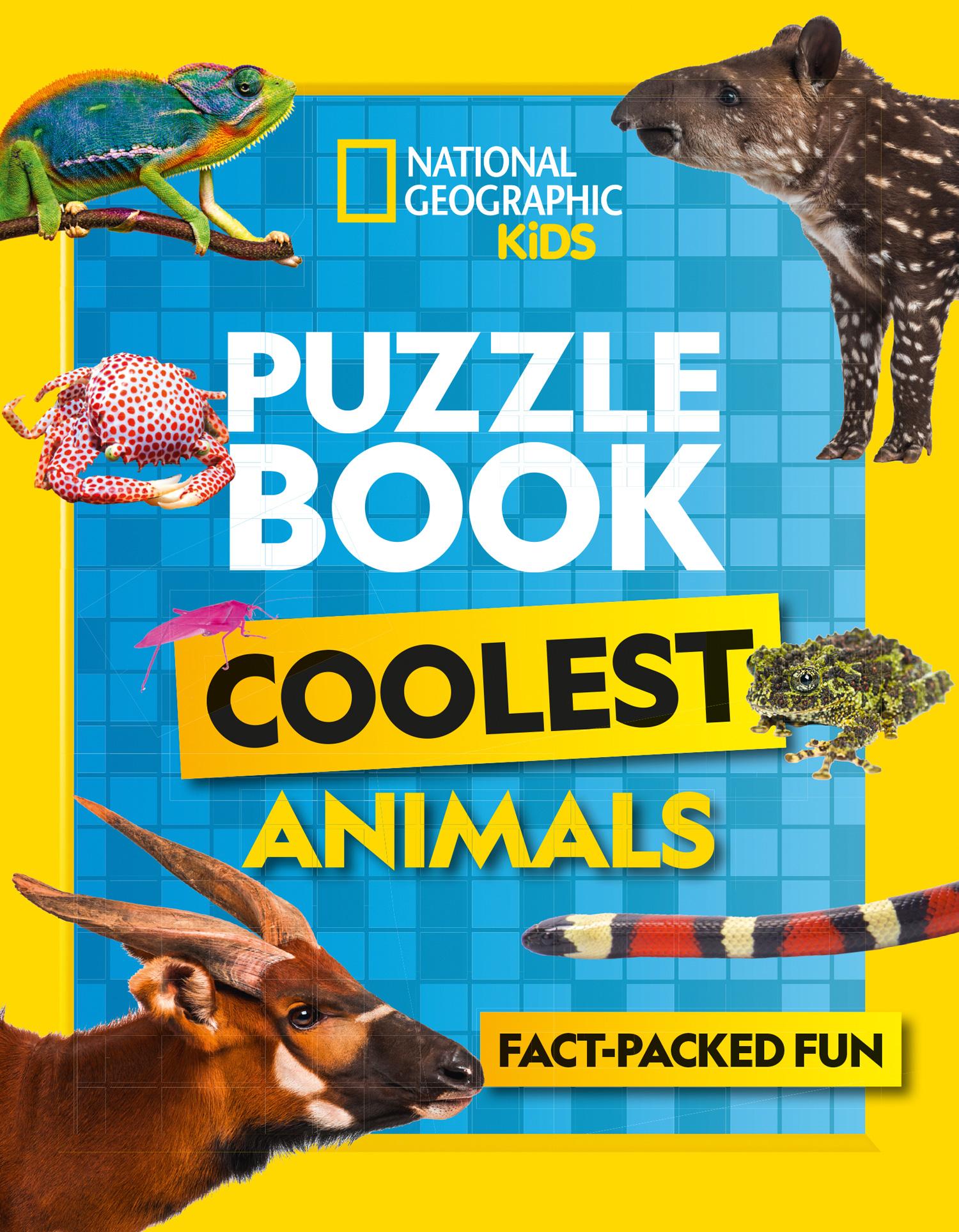 Vorderes Coverbild Puzzle Book Coolest Animals