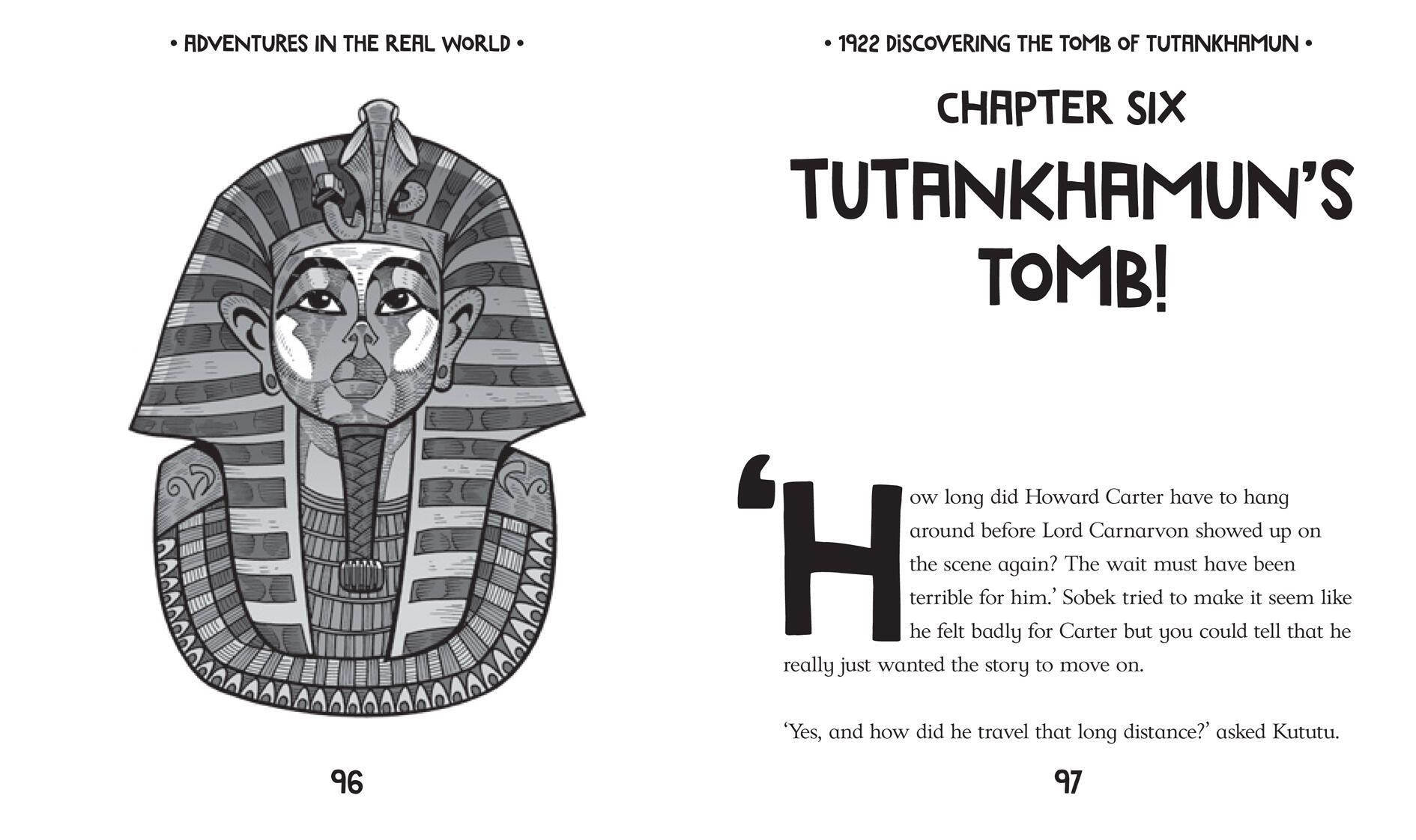 Beispielinhalt (Bild) Adventures in the Real World: Discovering The Tomb of Tutankhamun