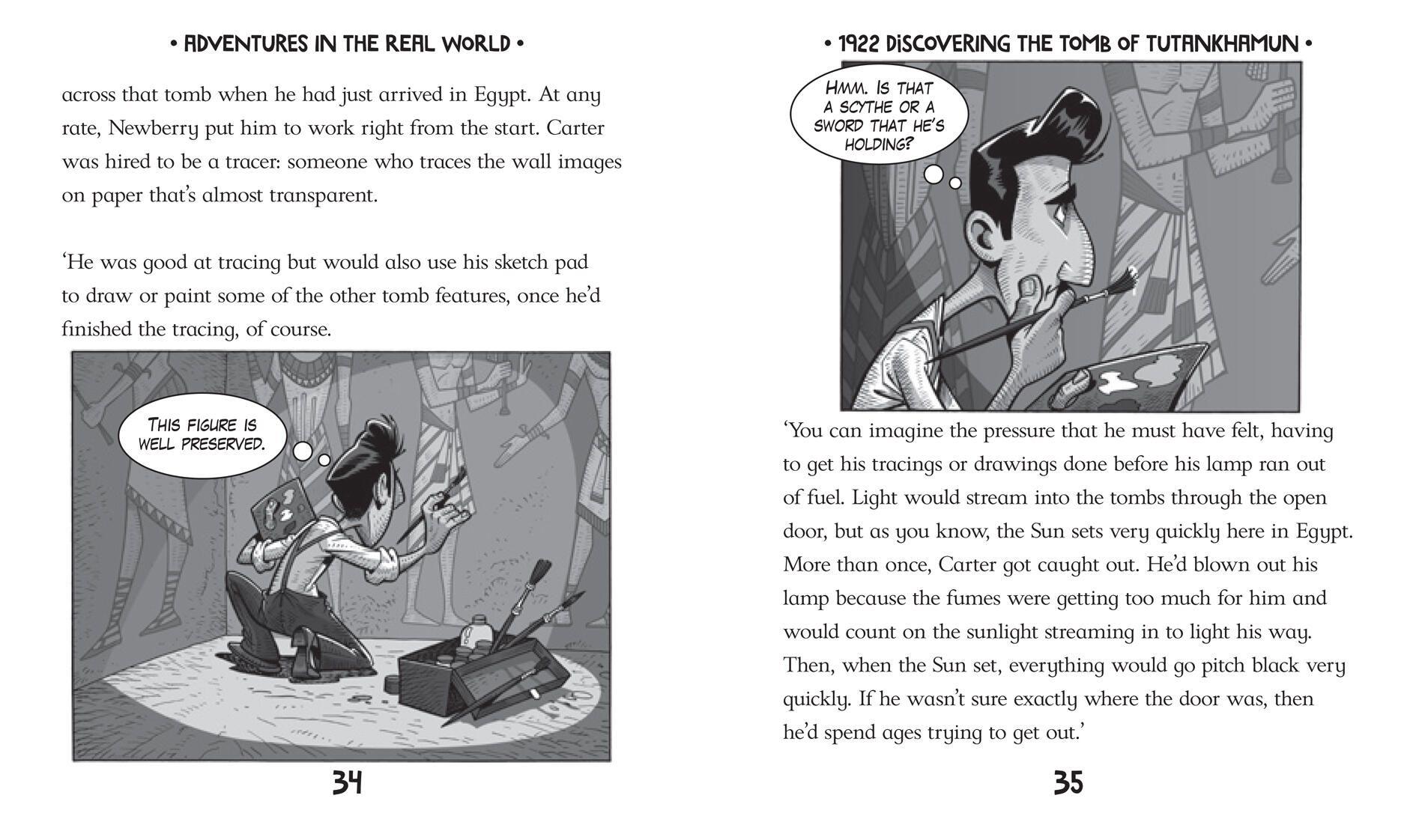 Beispielinhalt (Bild) Adventures in the Real World: Discovering The Tomb of Tutankhamun