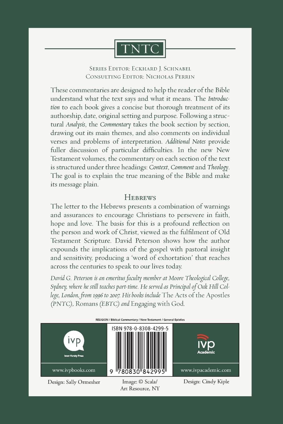 Rückseitencover Hebrews