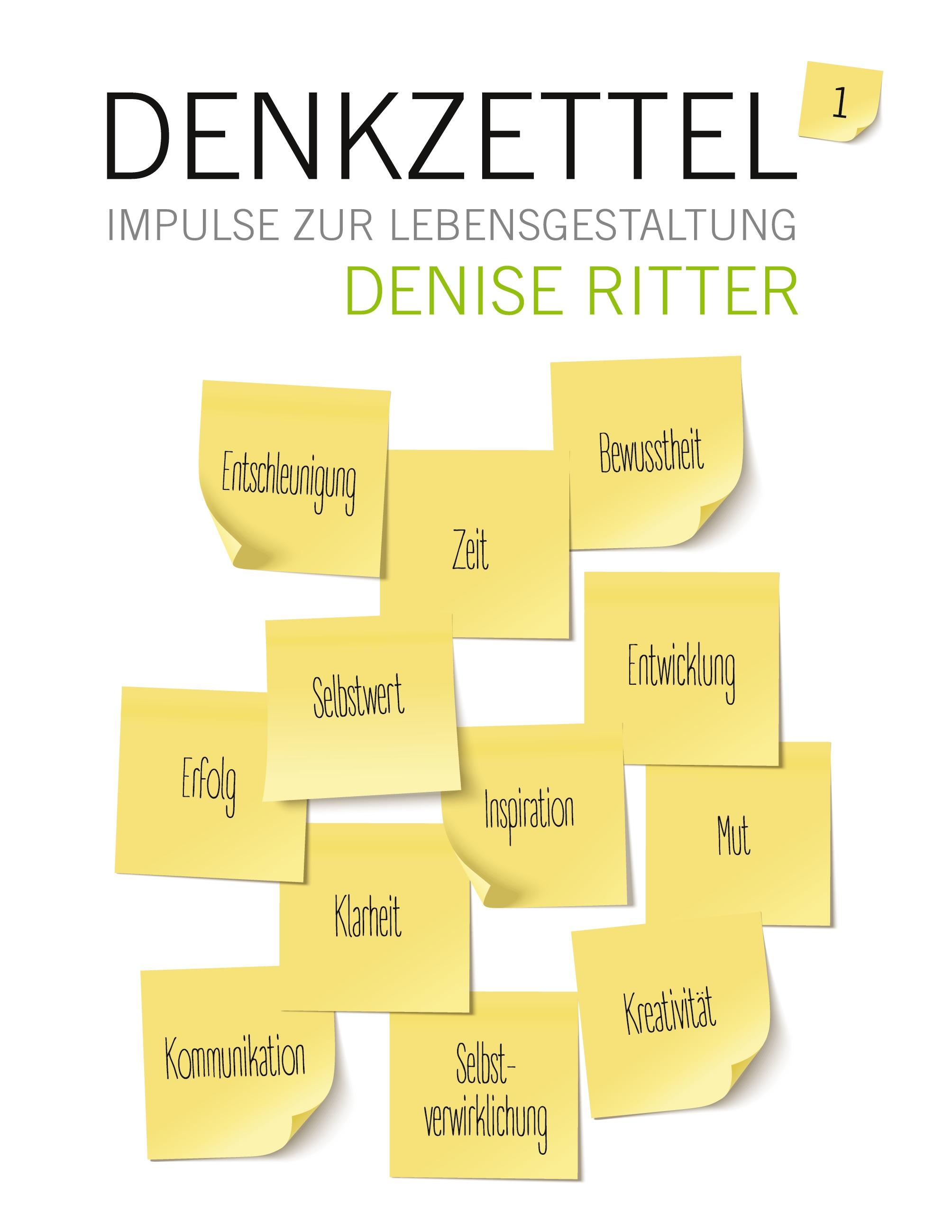 Vorderes Coverbild Denkzettel - Impulse zur Lebensgestaltung