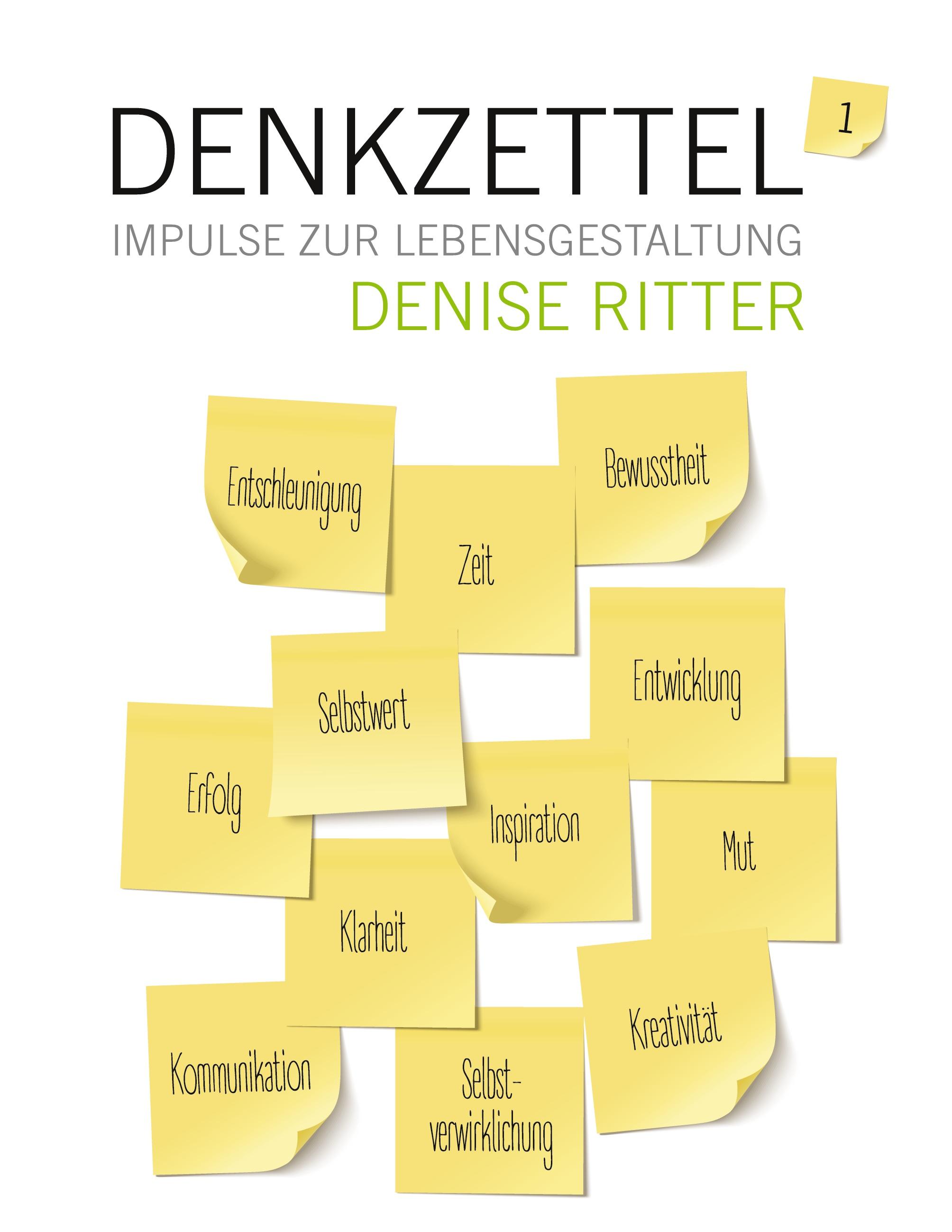 Vorderes Coverbild Denkzettel - Impulse zur Lebensgestaltung