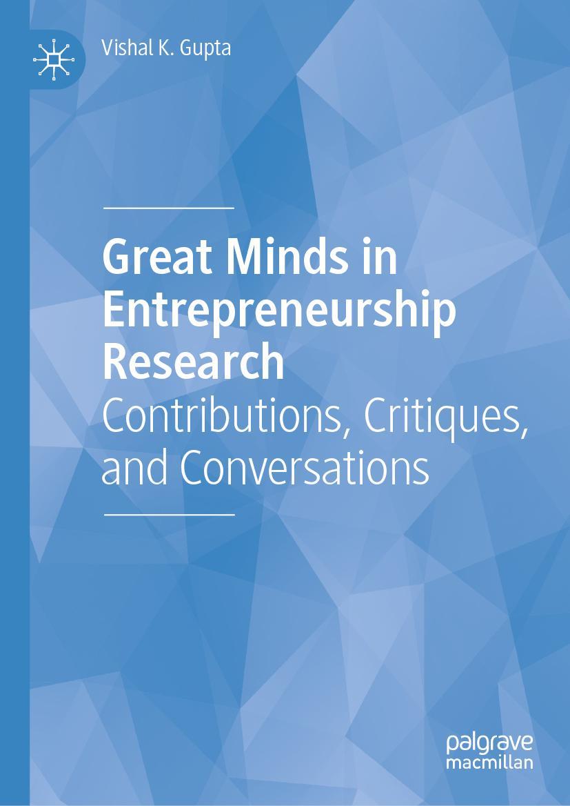 Vorderes Coverbild Great Minds in Entrepreneurship Research