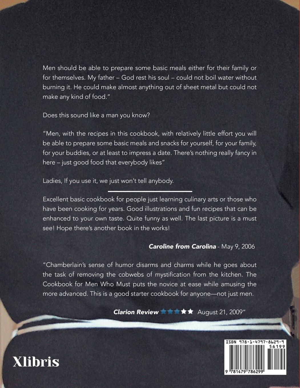 Rückseitencover The Cookbook for Men Who Must