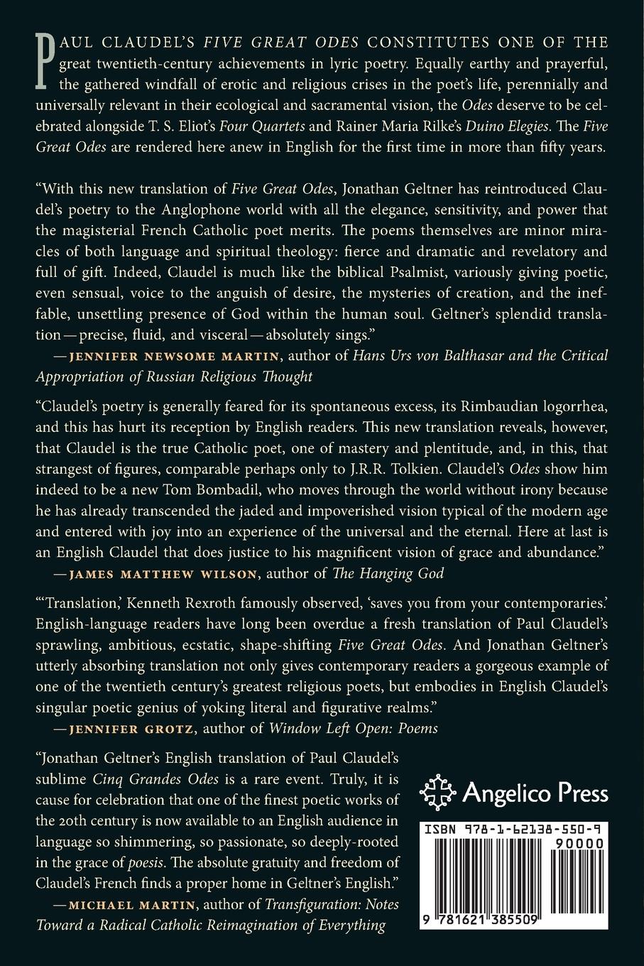 Rückseitencover Five Great Odes