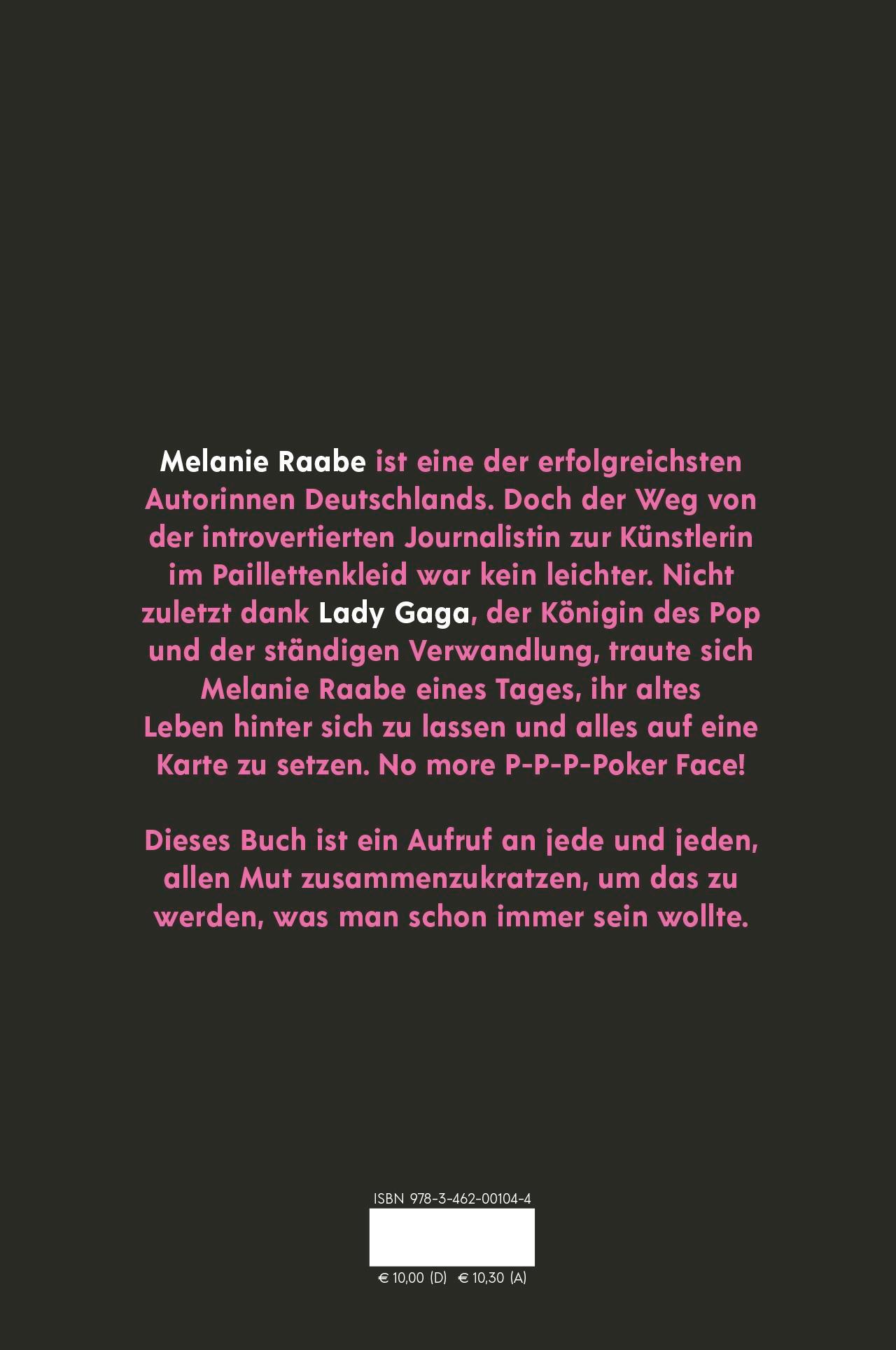 Rückseitencover Melanie Raabe über Lady Gaga