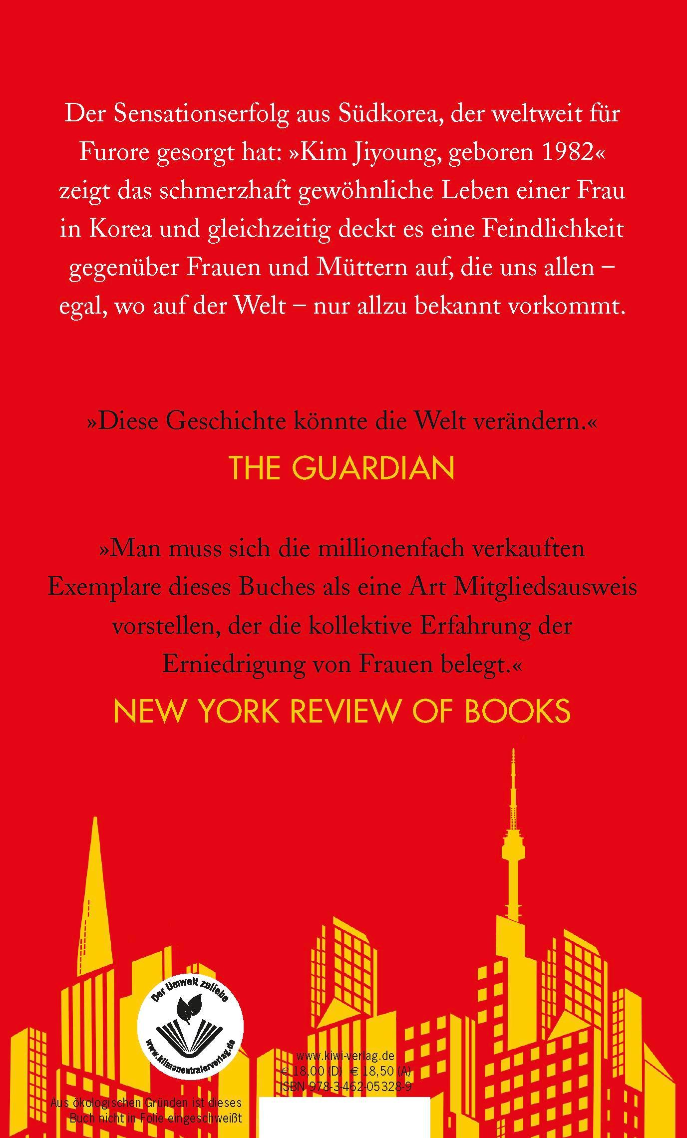 Rückseitencover Kim Jiyoung, geboren 1982