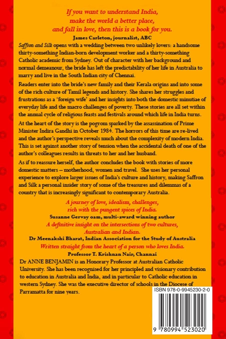 Rückseitencover Saffron and Silk