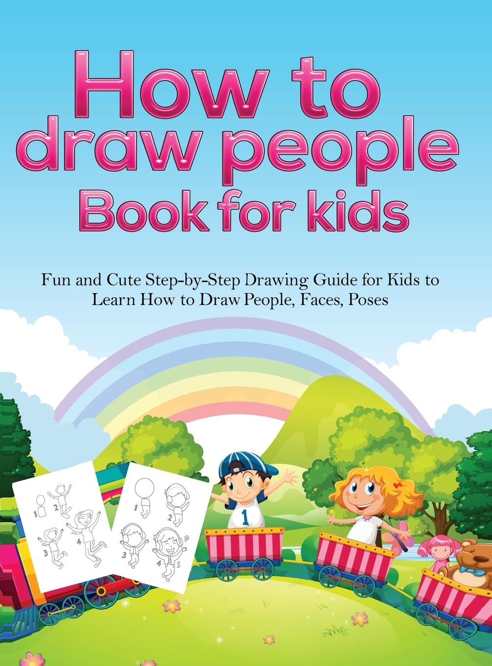 Vorderes Coverbild How To Draw People Book For Kids