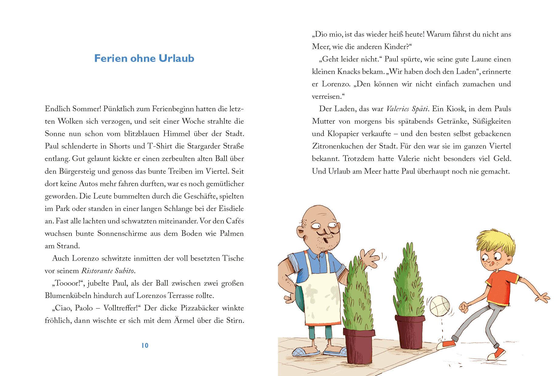 Beispielinhalt (Bild) ROKI - Ferien mit Schatz-Schlamassel