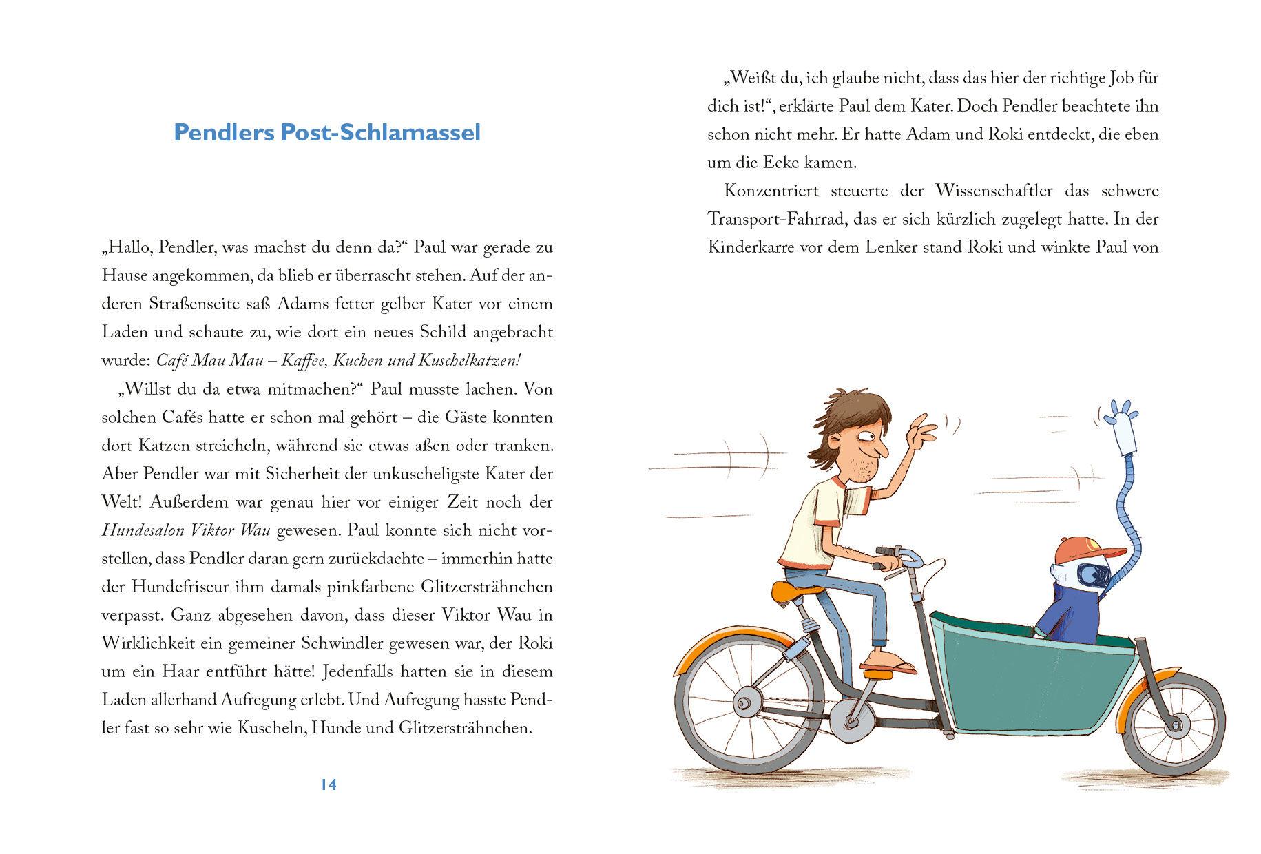 Beispielinhalt (Bild) ROKI - Ferien mit Schatz-Schlamassel