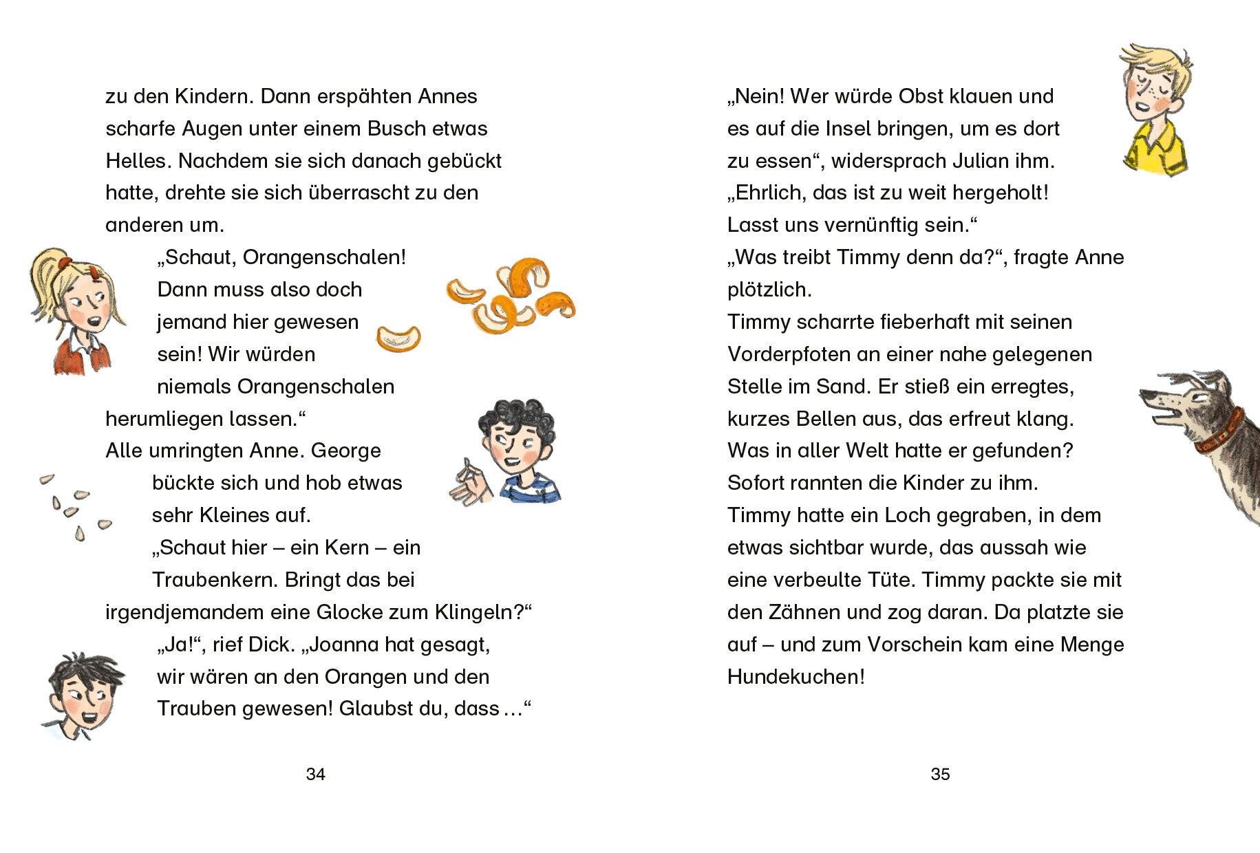 Beispielinhalt (Bild) Fünf Freunde JUNIOR - Der unsichtbare Dieb