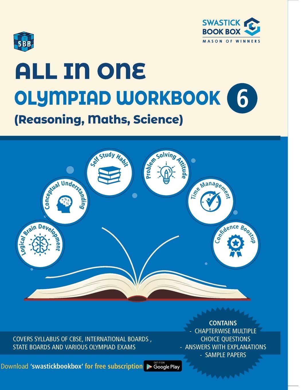 Vorderes Coverbild All in One Olympiad Workbook for Reasoning, Maths & Science - Class 6