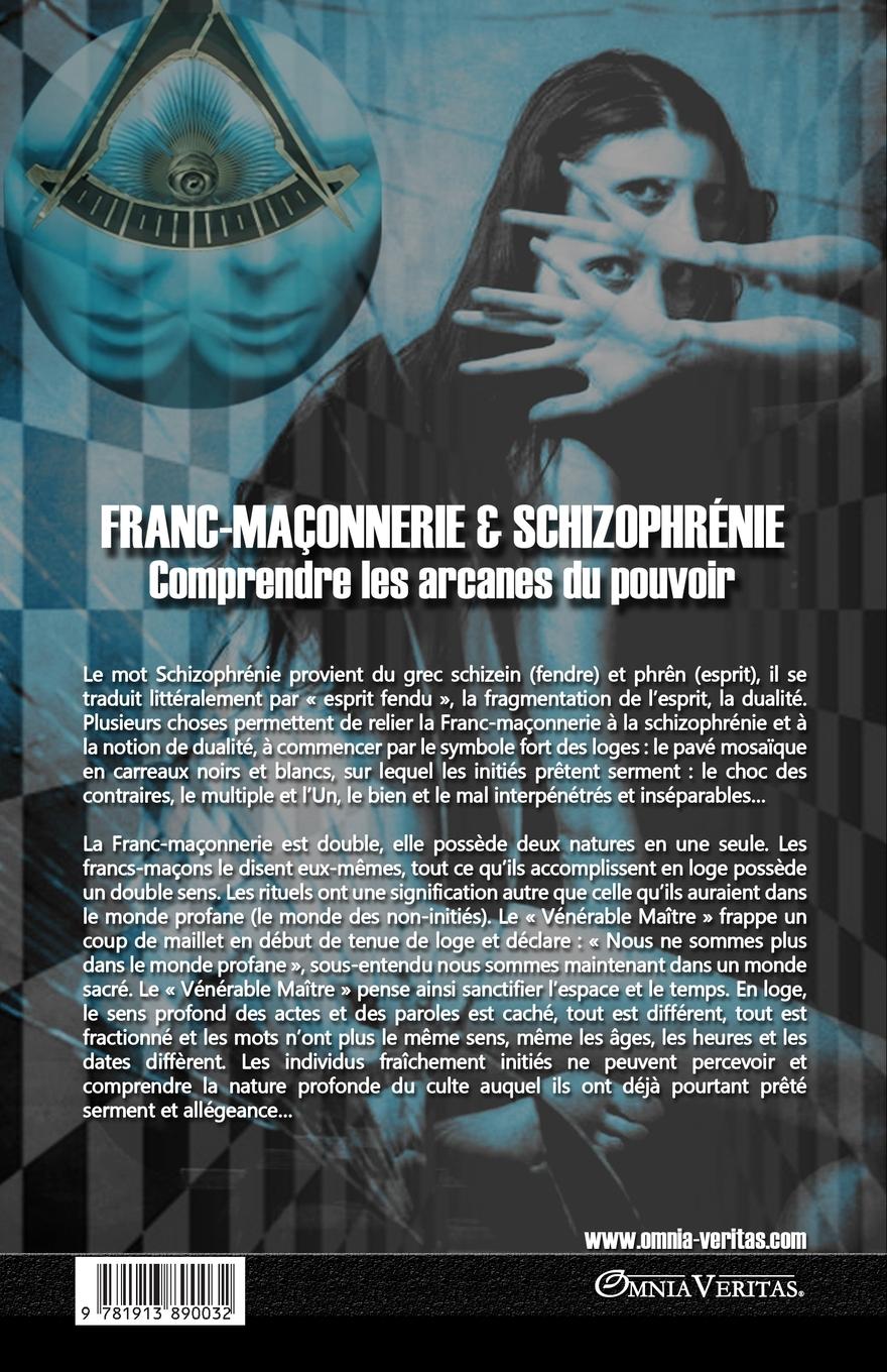 Rückseitencover Franc-maçonnerie et schizophrénie