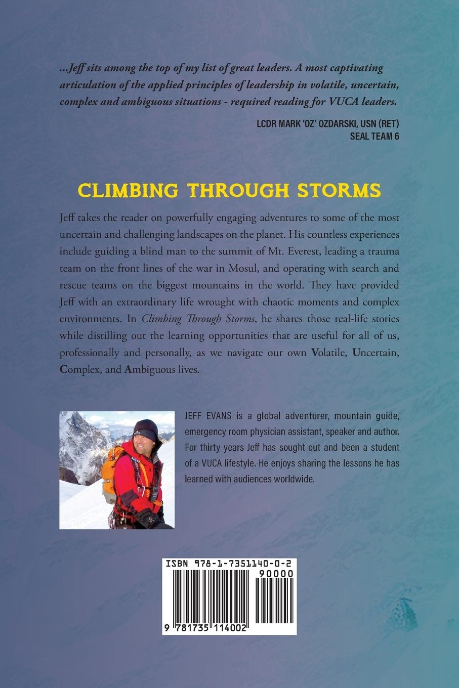 Rückseitencover Climbing Through Storms