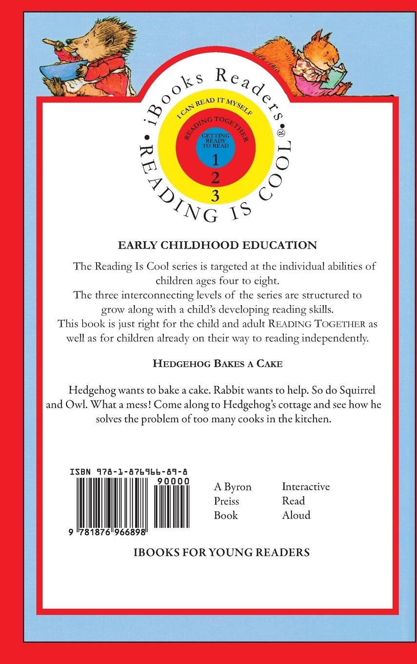 Rückseitencover Hedgehog Bakes a Cake