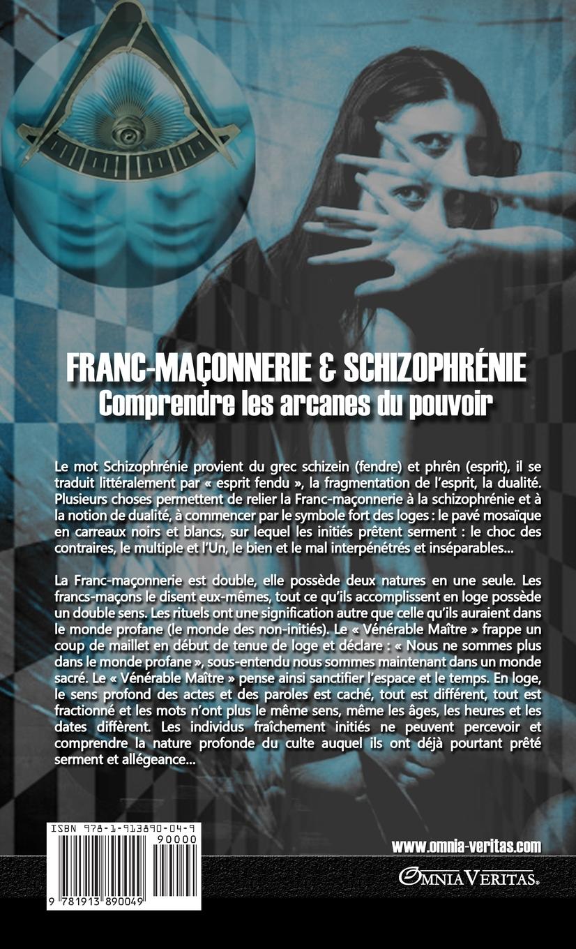 Rückseitencover Franc-maçonnerie et schizophrénie