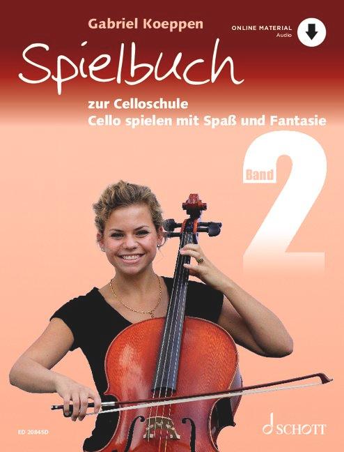 Vorderes Coverbild Celloschule Band 2. Spielbuch