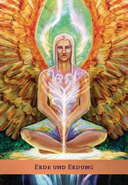 Beispielinhalt (Bild) Das Schutzengel-Orakel. Buch mit 44 Karten