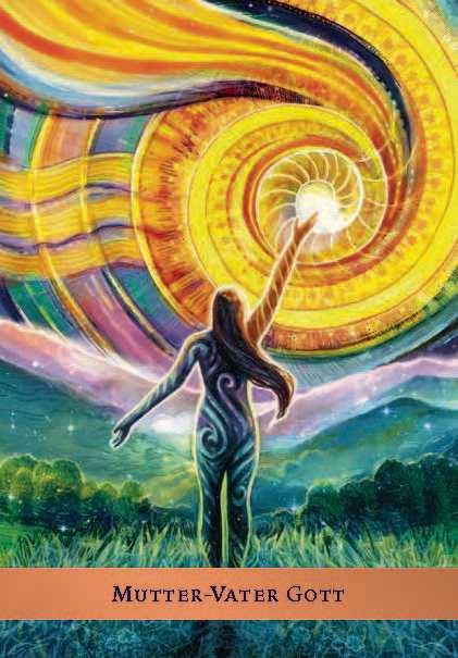 Beispielinhalt (Bild) Das Schutzengel-Orakel. Buch mit 44 Karten