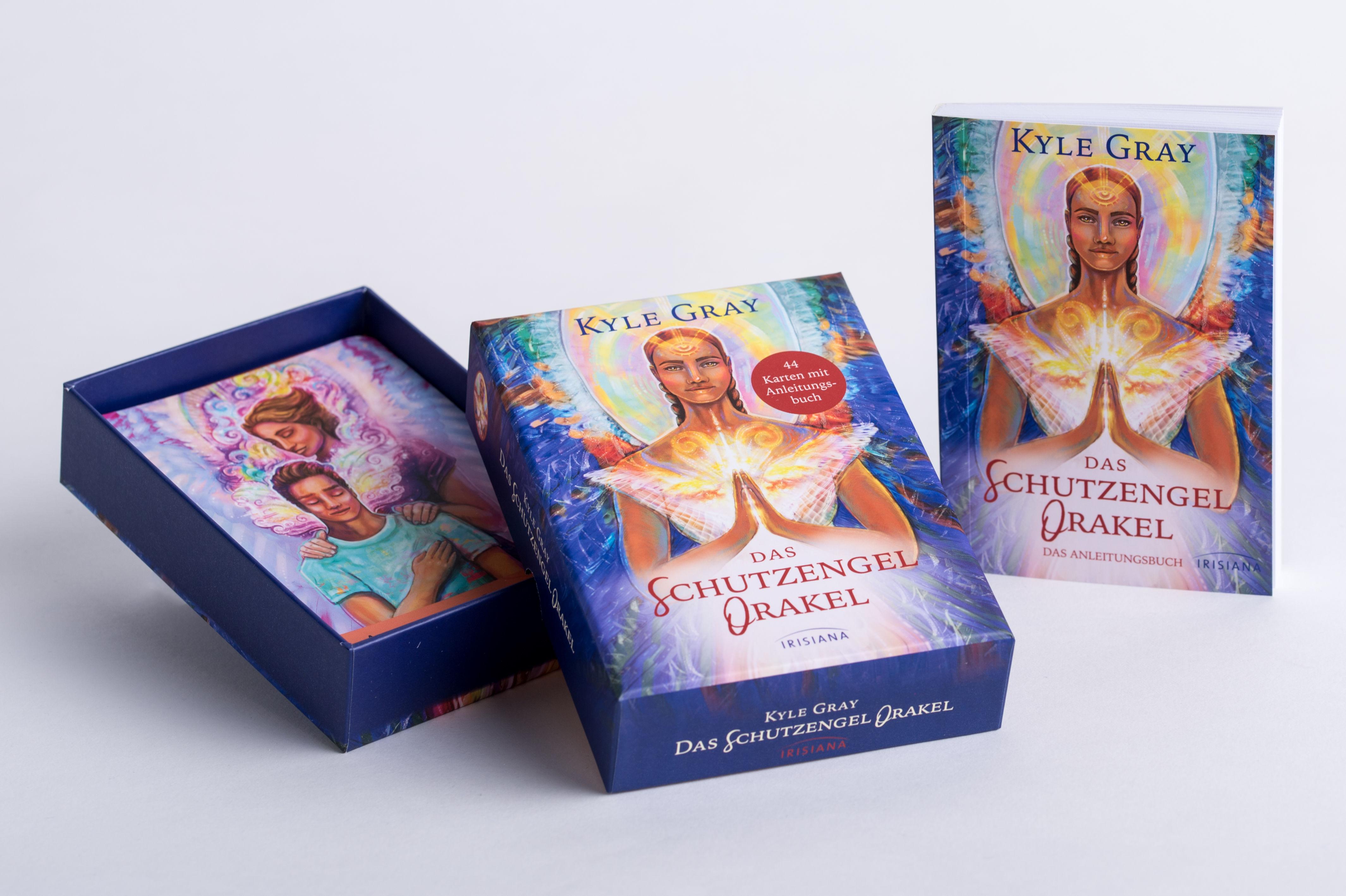 Beispielinhalt (Bild) Das Schutzengel-Orakel. Buch mit 44 Karten