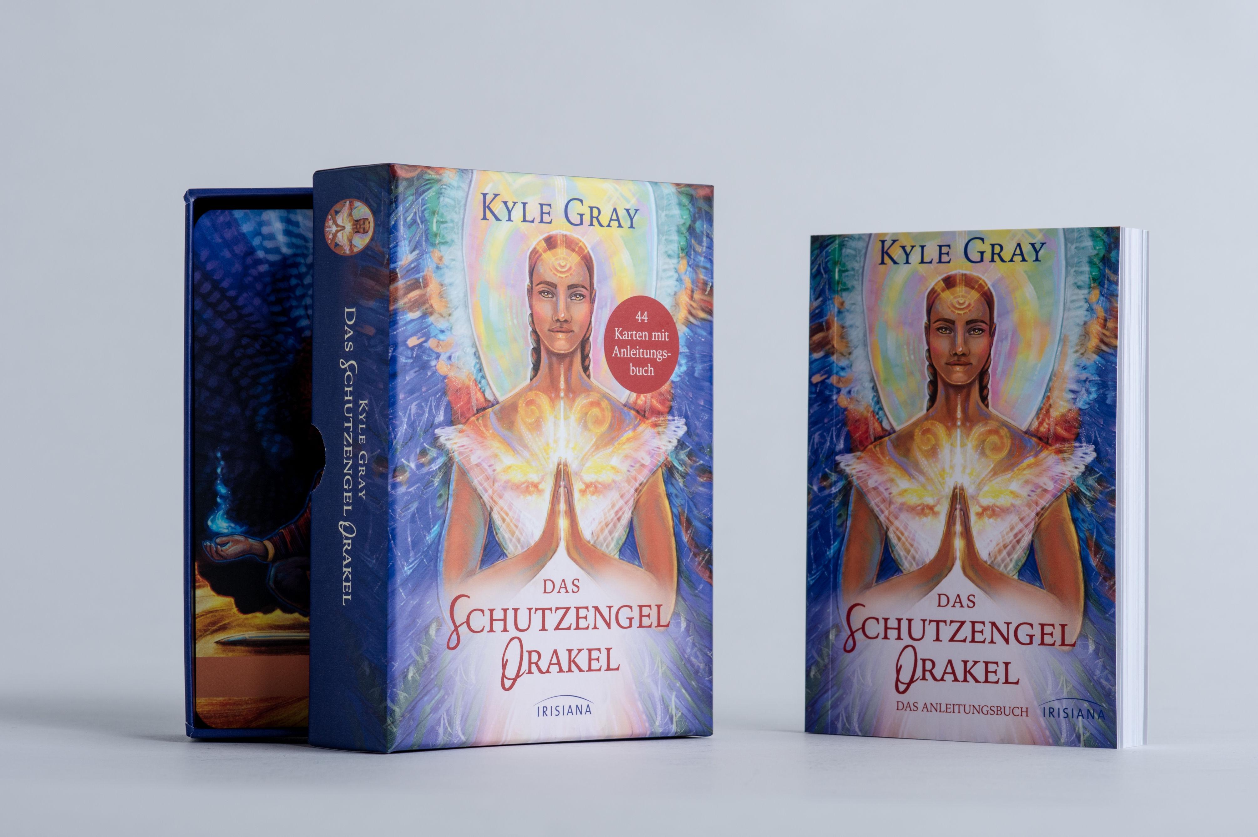Beispielinhalt (Bild) Das Schutzengel-Orakel. Buch mit 44 Karten
