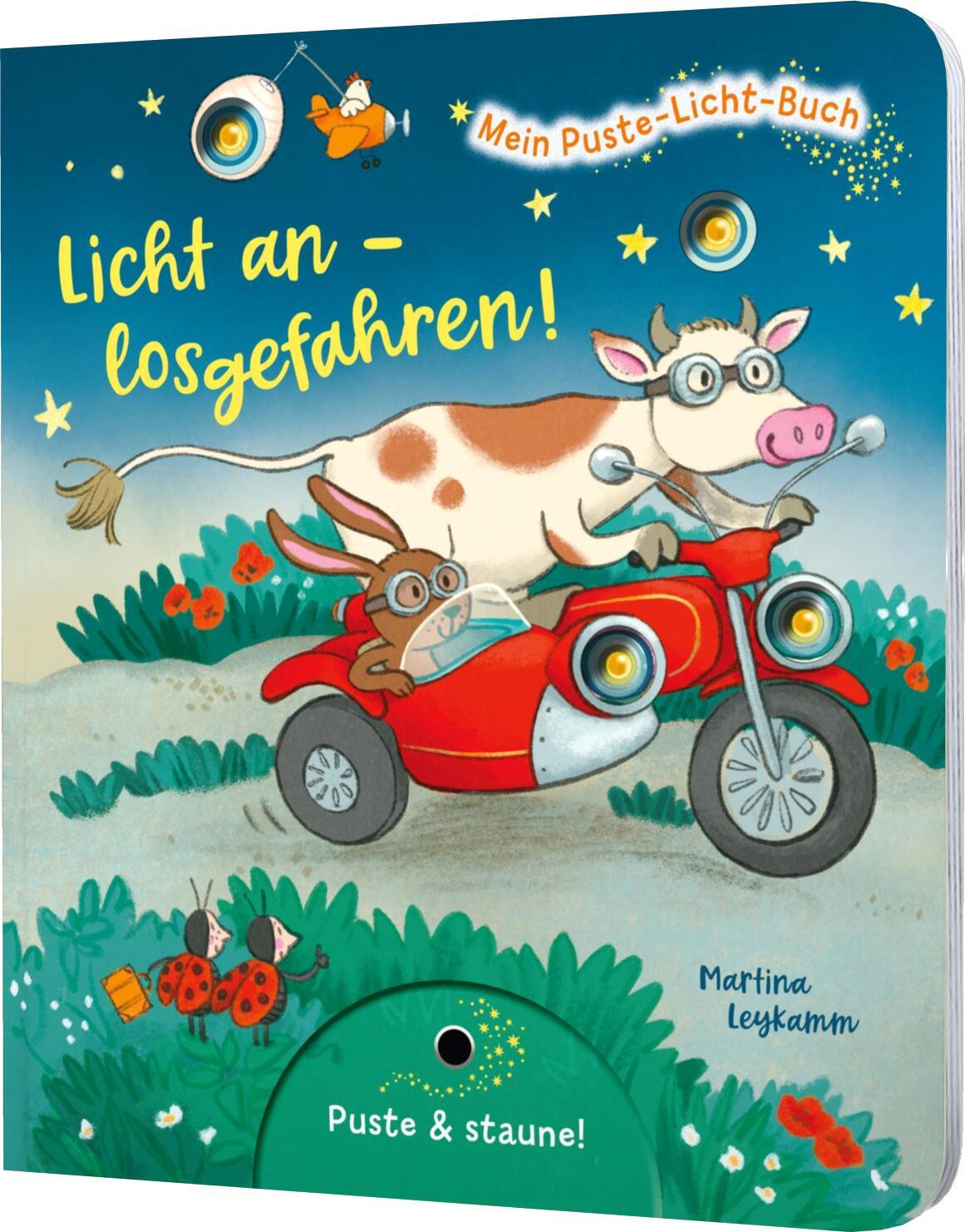 Vorderes Coverbild Mein Puste-Licht-Buch: Licht an - losgefahren!