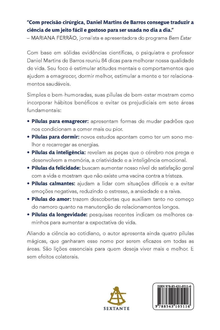 Rückseitencover Pílulas de bem-estar