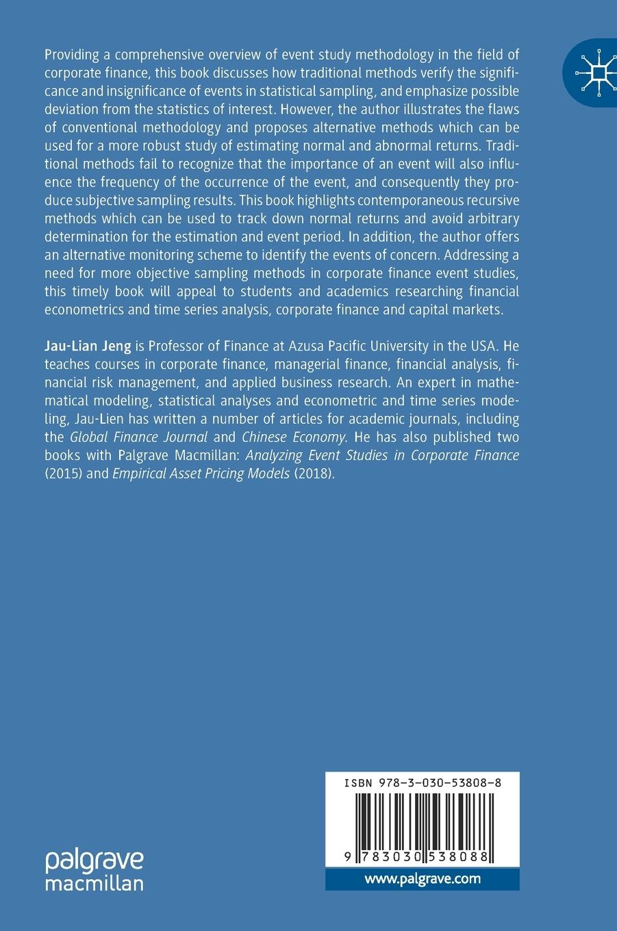 Rückseitencover Contemporaneous Event Studies in Corporate Finance