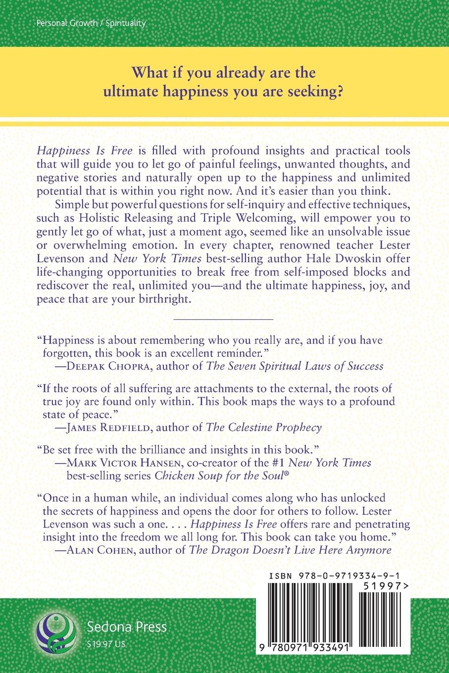 Rückseitencover Happiness Is Free