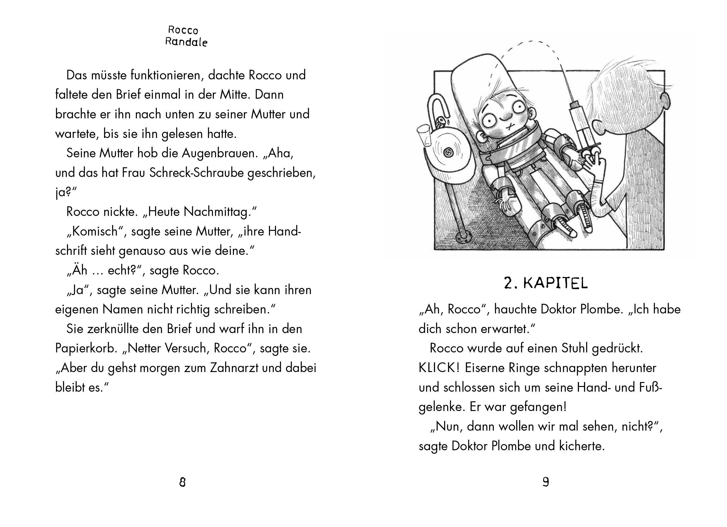 Beispielinhalt (Bild) Rocco Randale 11 - Zoff mit Zahnarzt