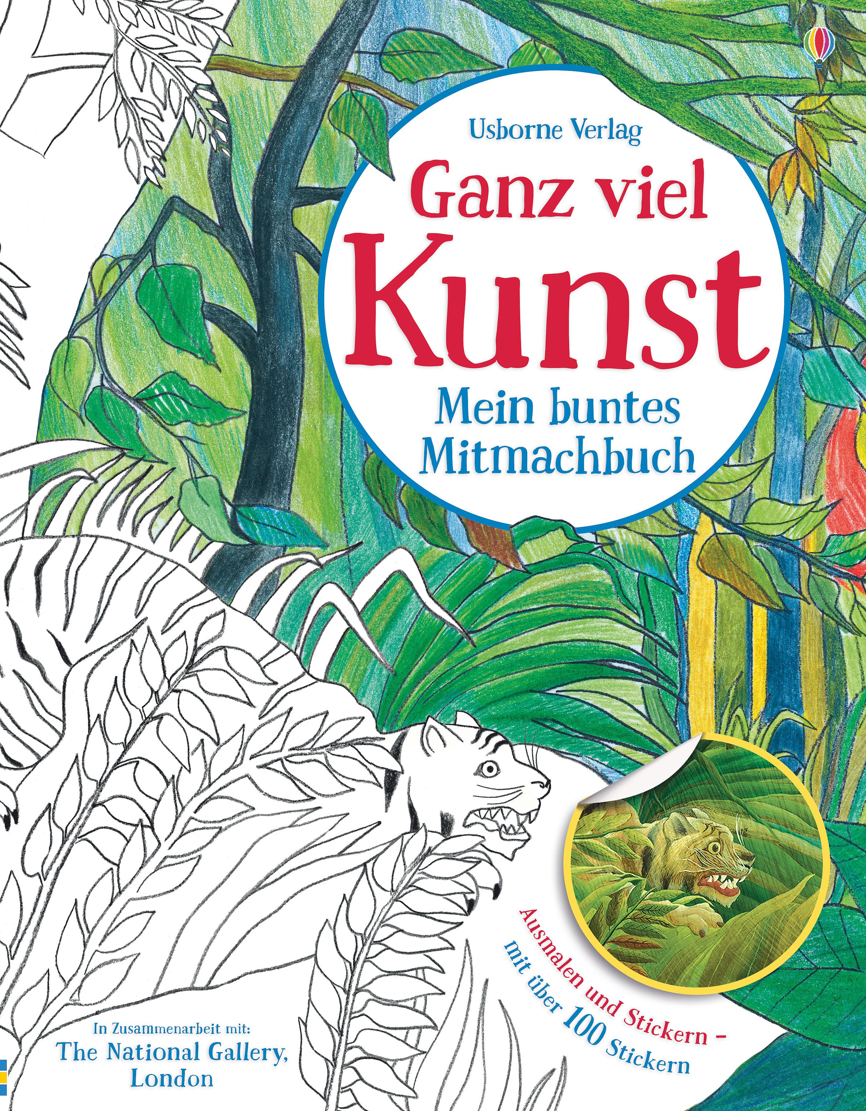 Vorderes Coverbild Ganz viel Kunst - Mein buntes Mitmachbuch