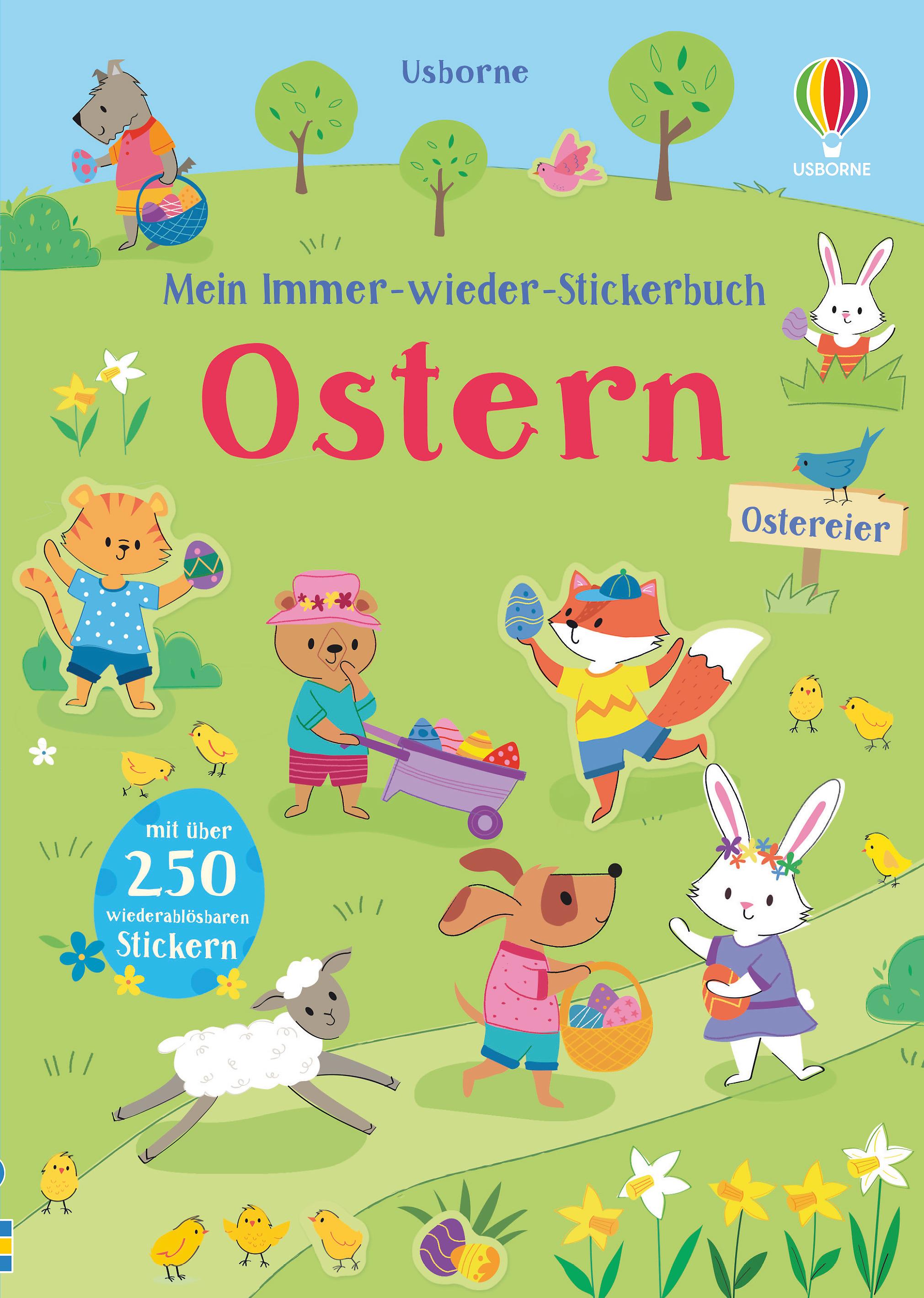 Vorderes Coverbild Mein Immer-wieder-Stickerbuch: Ostern