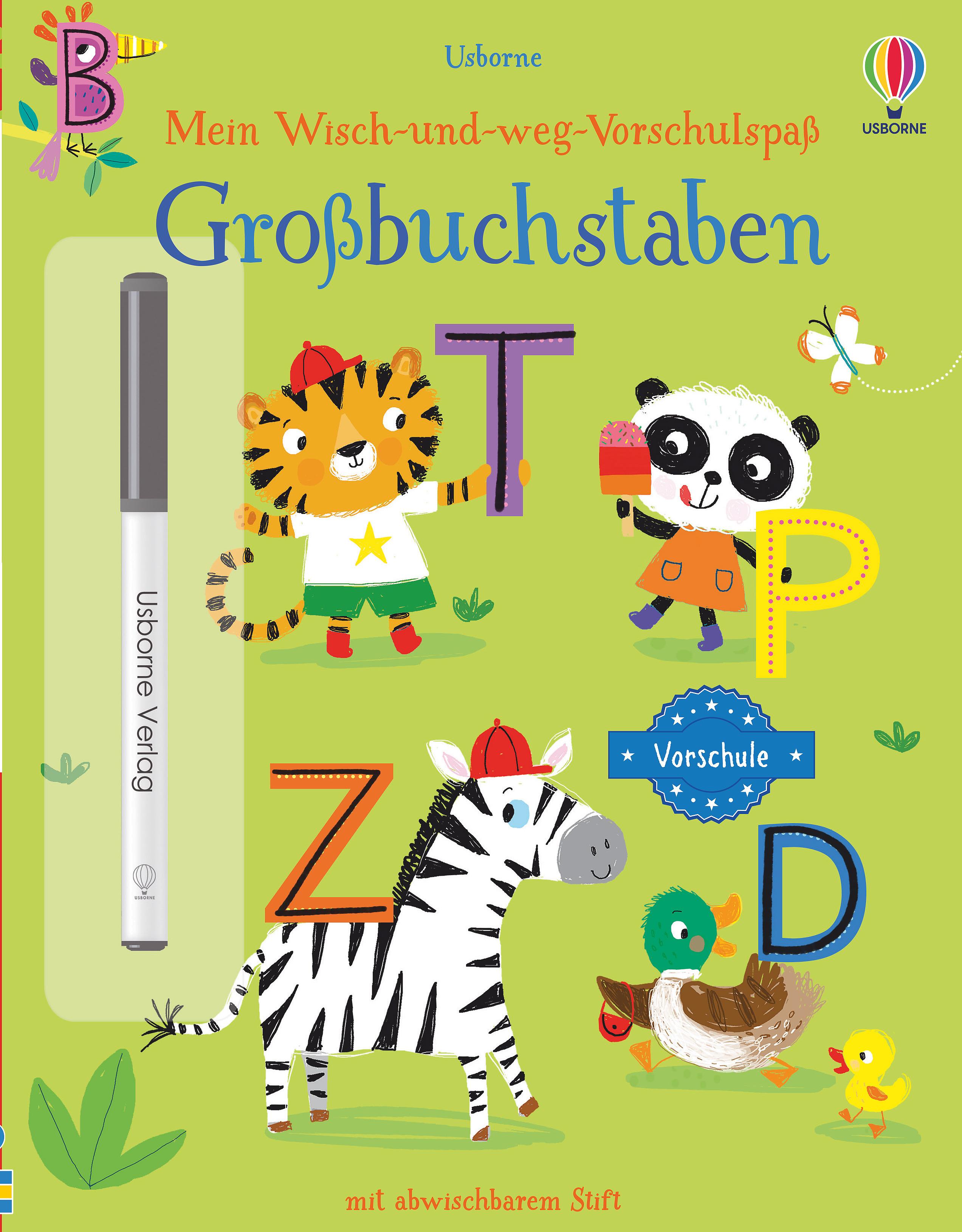 Vorderes Coverbild Mein Wisch-und-weg-Vorschulspaß: Großbuchstaben