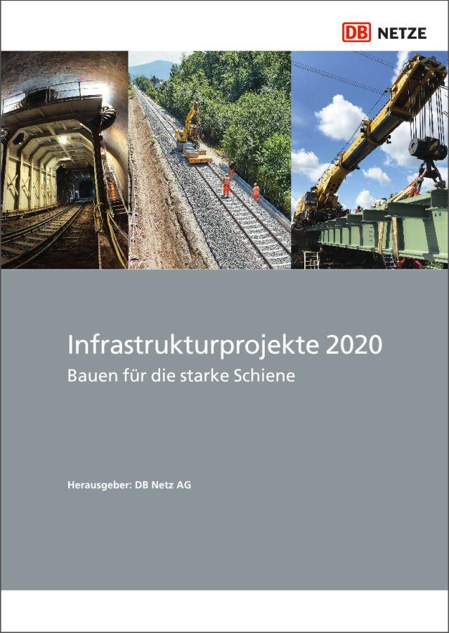 Vorderes Coverbild Infrastrukturprojekte 2020