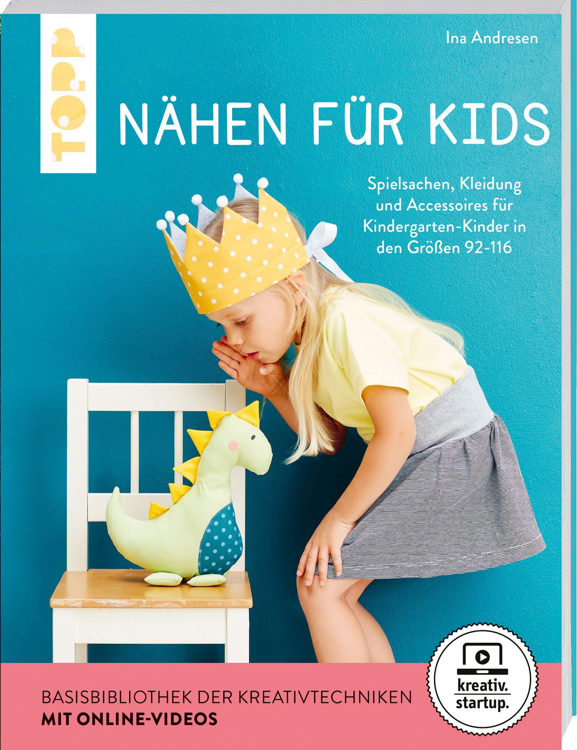 Vorderes Coverbild Nähen für Kids (kreativ.startup)