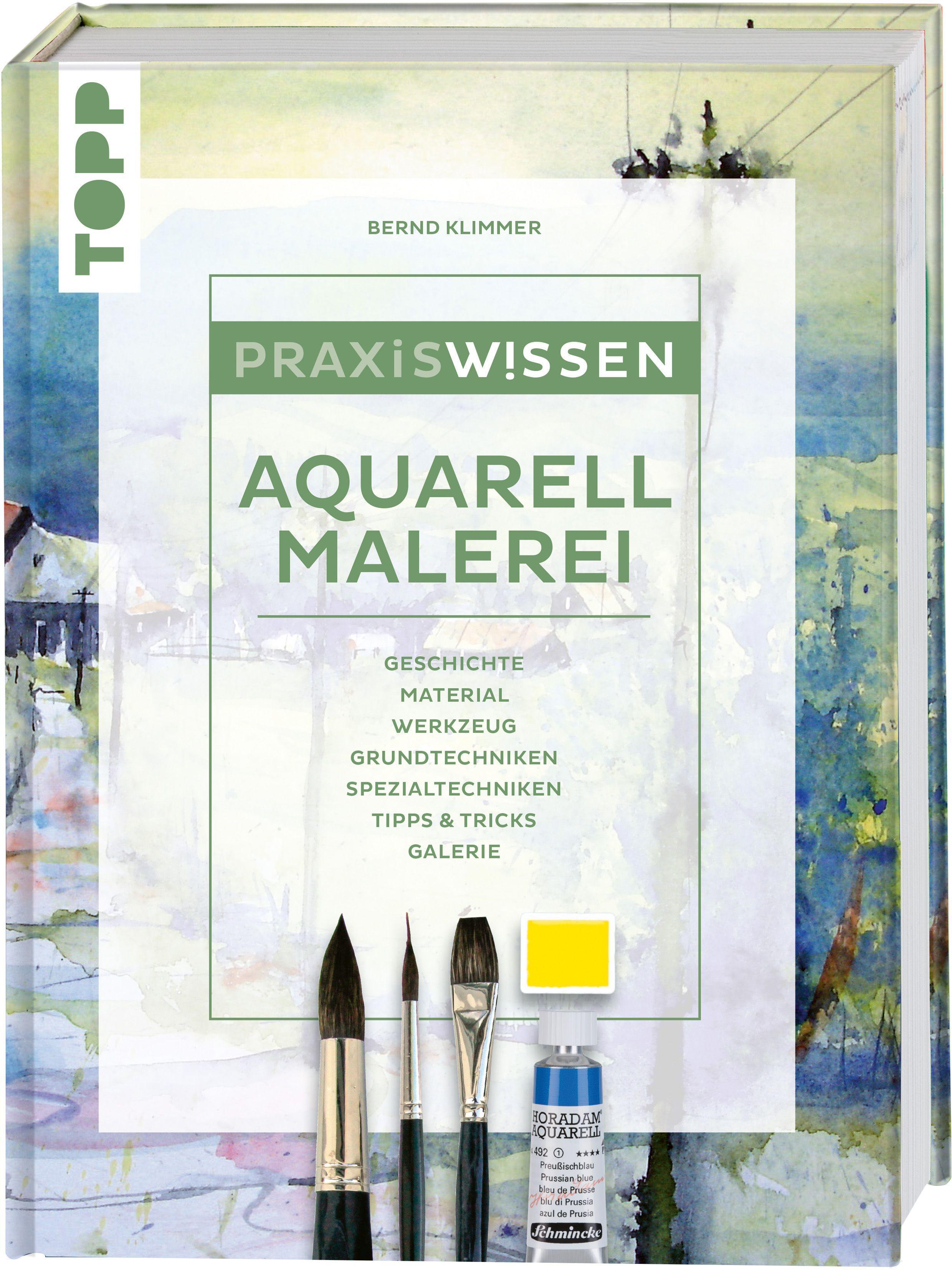 Vorderes Coverbild Praxiswissen Aquarellmalerei