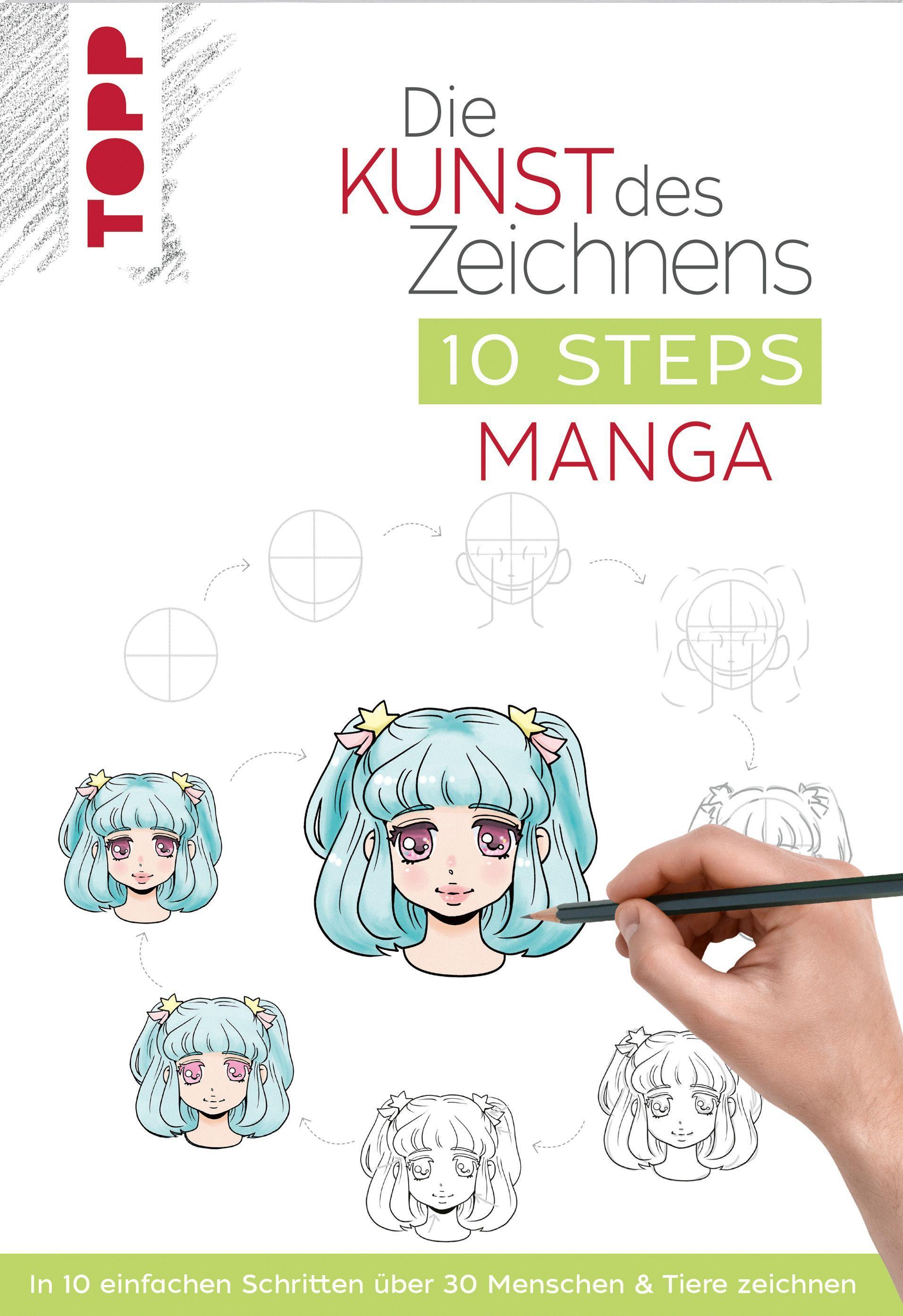 Vorderes Coverbild Die Kunst des Zeichnens 10 Steps - Manga