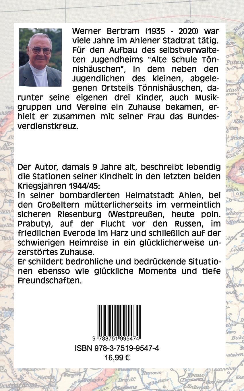 Rückseitencover Kindheit zwischen Bombenhagel und Flüchtlingselend