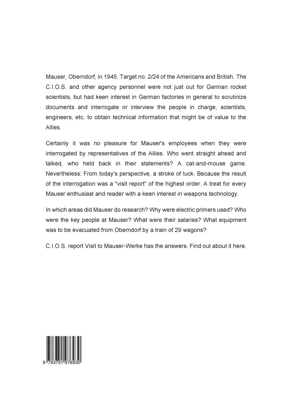 Rückseitencover Gun Research Declassified