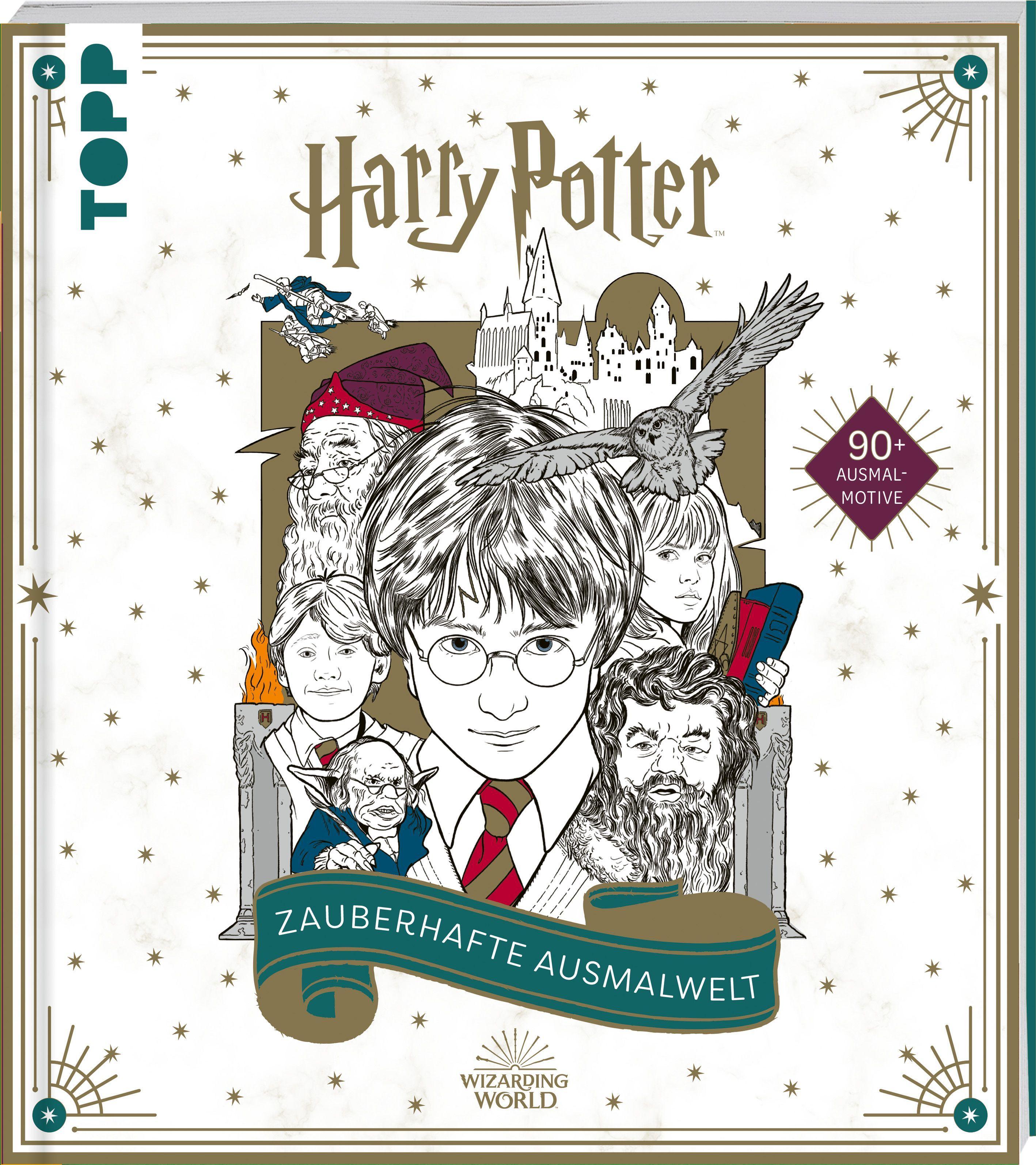 Vorderes Coverbild Harry Potter - Zauberhafte Ausmalwelt