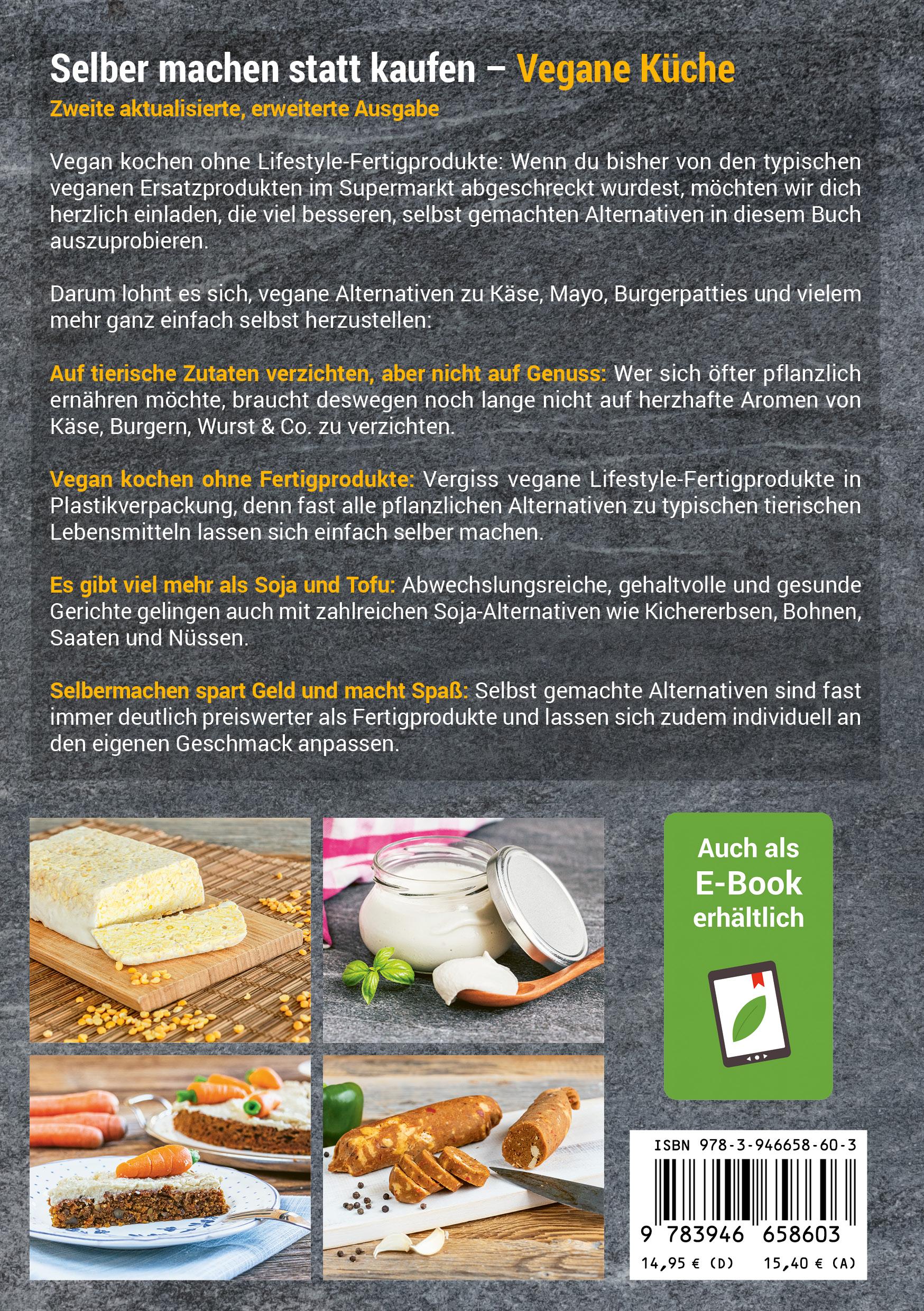 Rückseitencover Selber machen statt kaufen - Vegane Küche