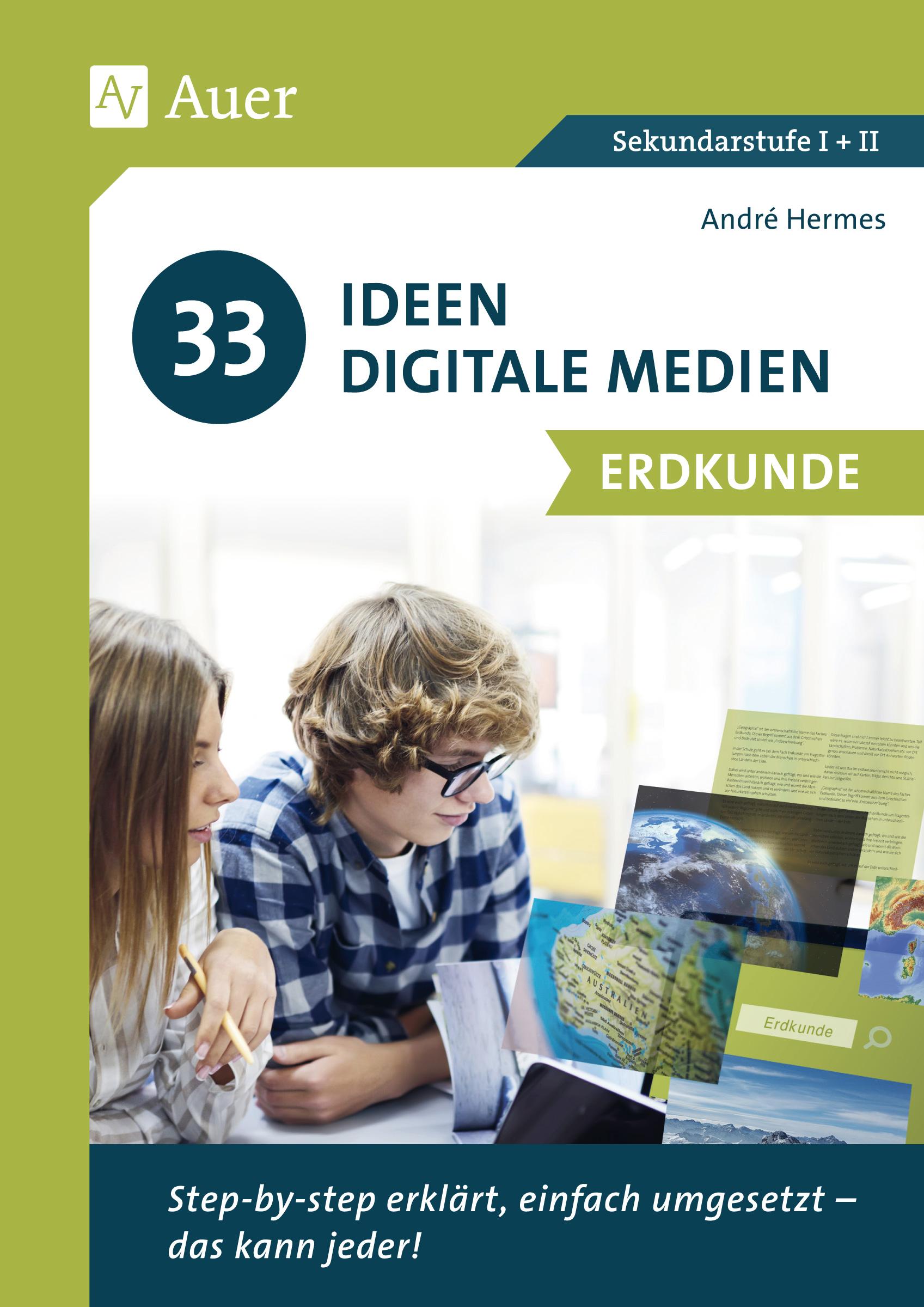 Vorderes Coverbild 33 Ideen Digitale Medien Erdkunde