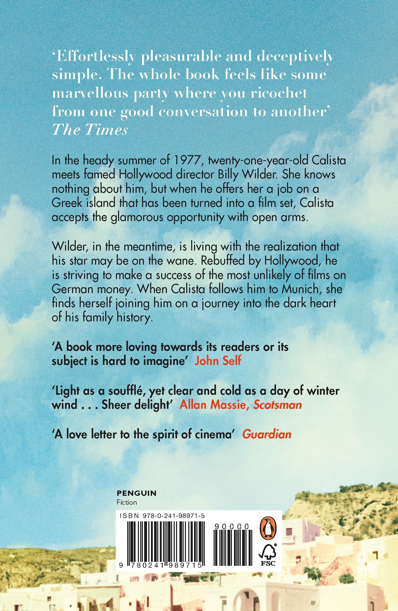 Rückseitencover Mr Wilder and Me