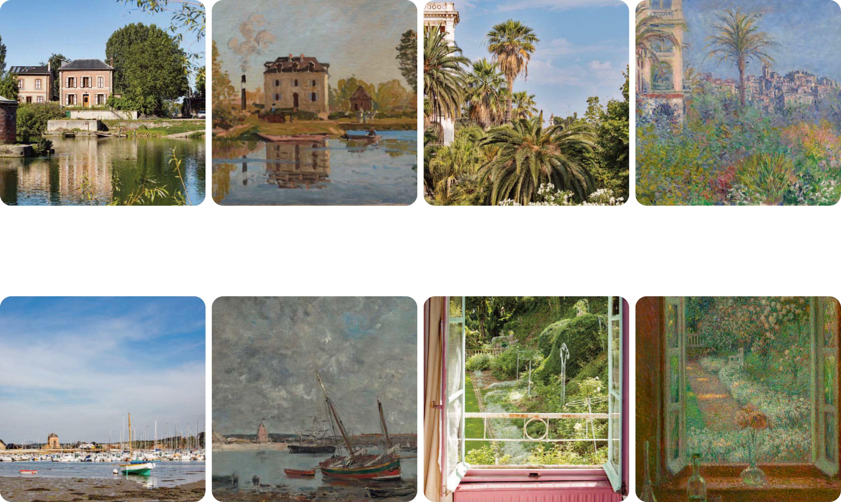 Beispielinhalt (Bild) Das Impressionismus Memo-Spiel (Memo) -