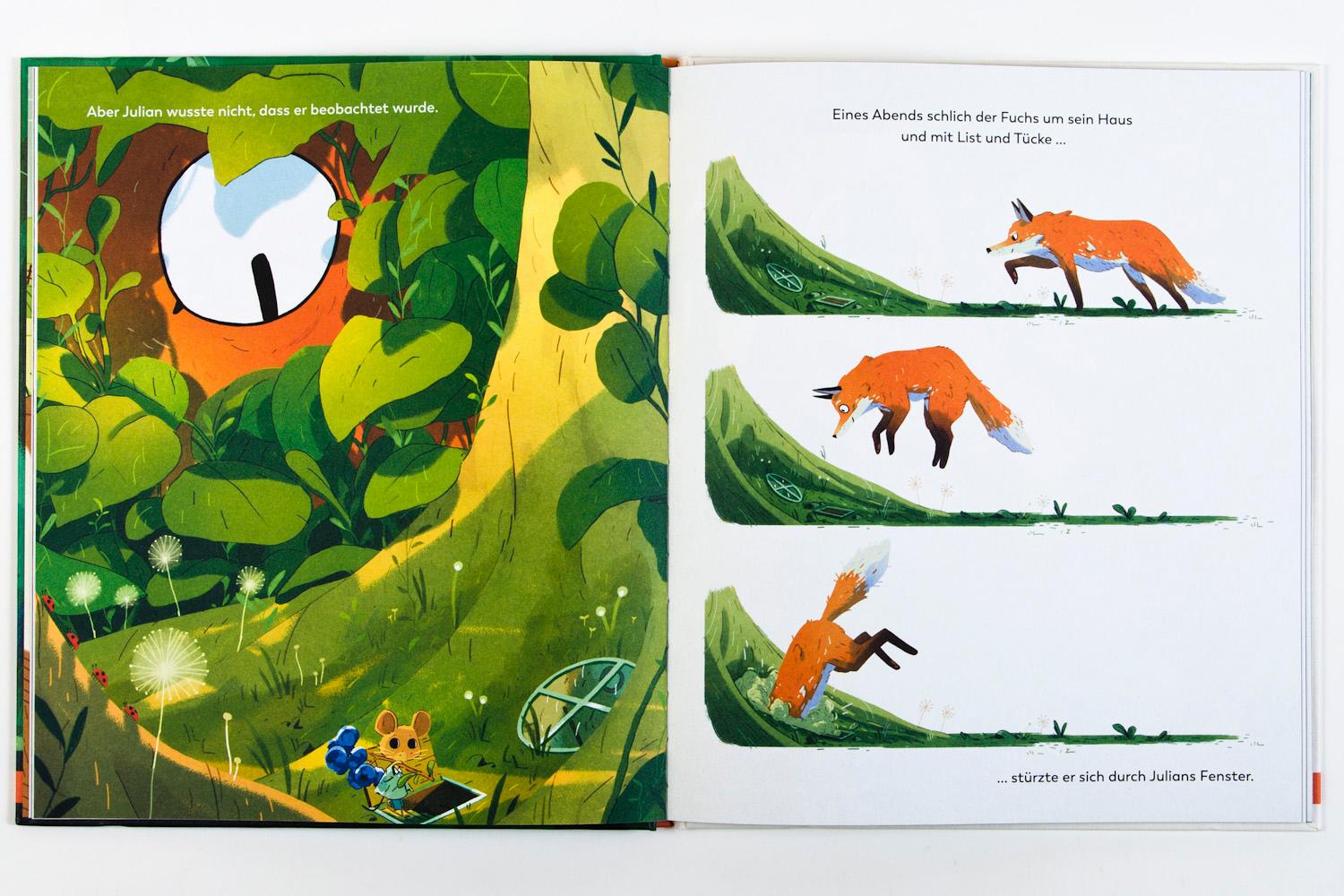 Beispielinhalt (Bild) Eine Maus namens Julian