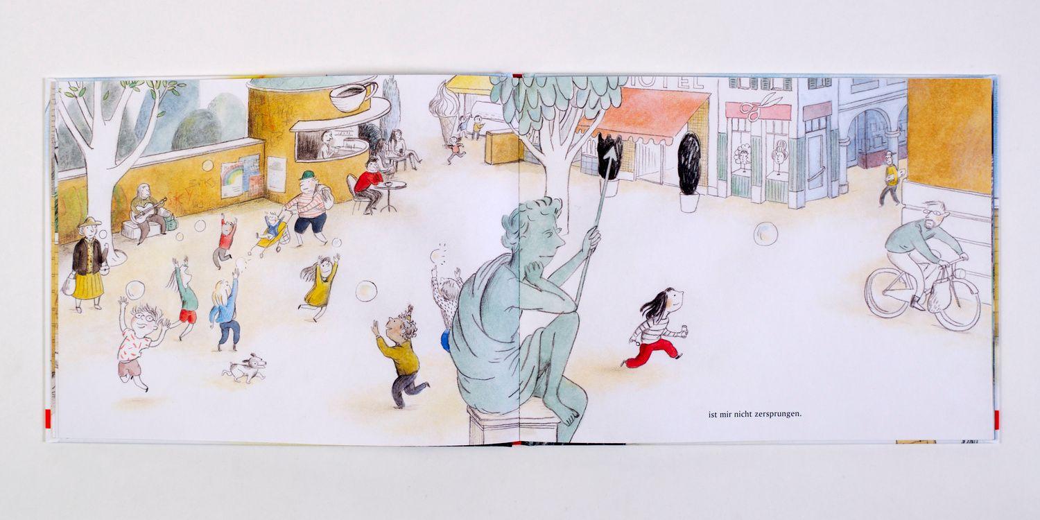 Beispielinhalt (Bild) Seifenblase, flieg!