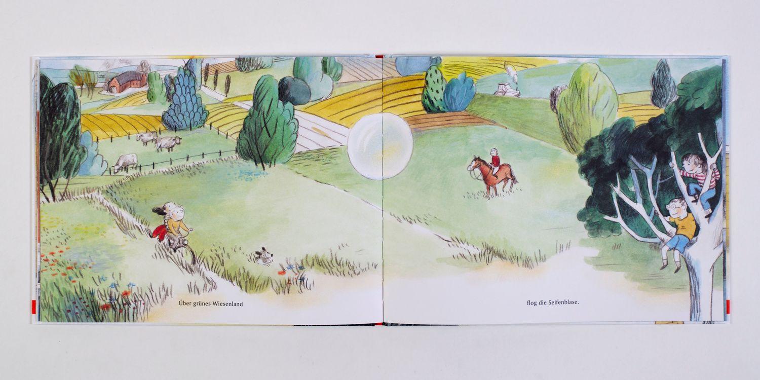 Beispielinhalt (Bild) Seifenblase, flieg!