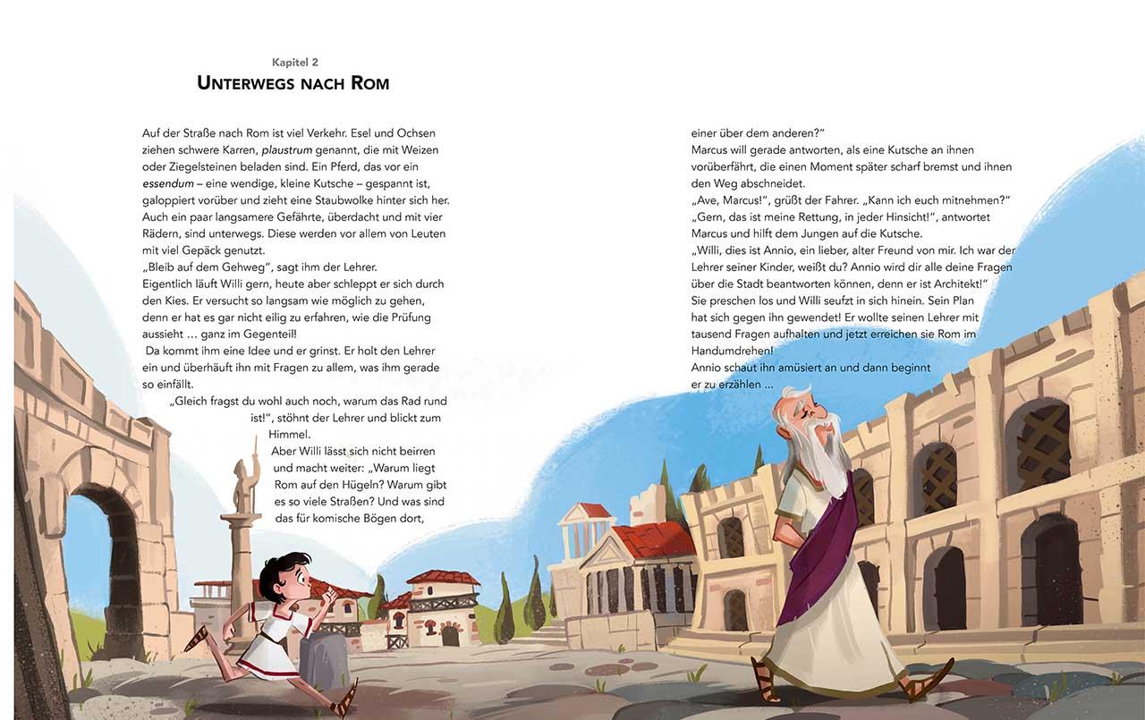 Beispielinhalt (Bild) Willi Weltenbummler: Ein Tag im antiken Rom