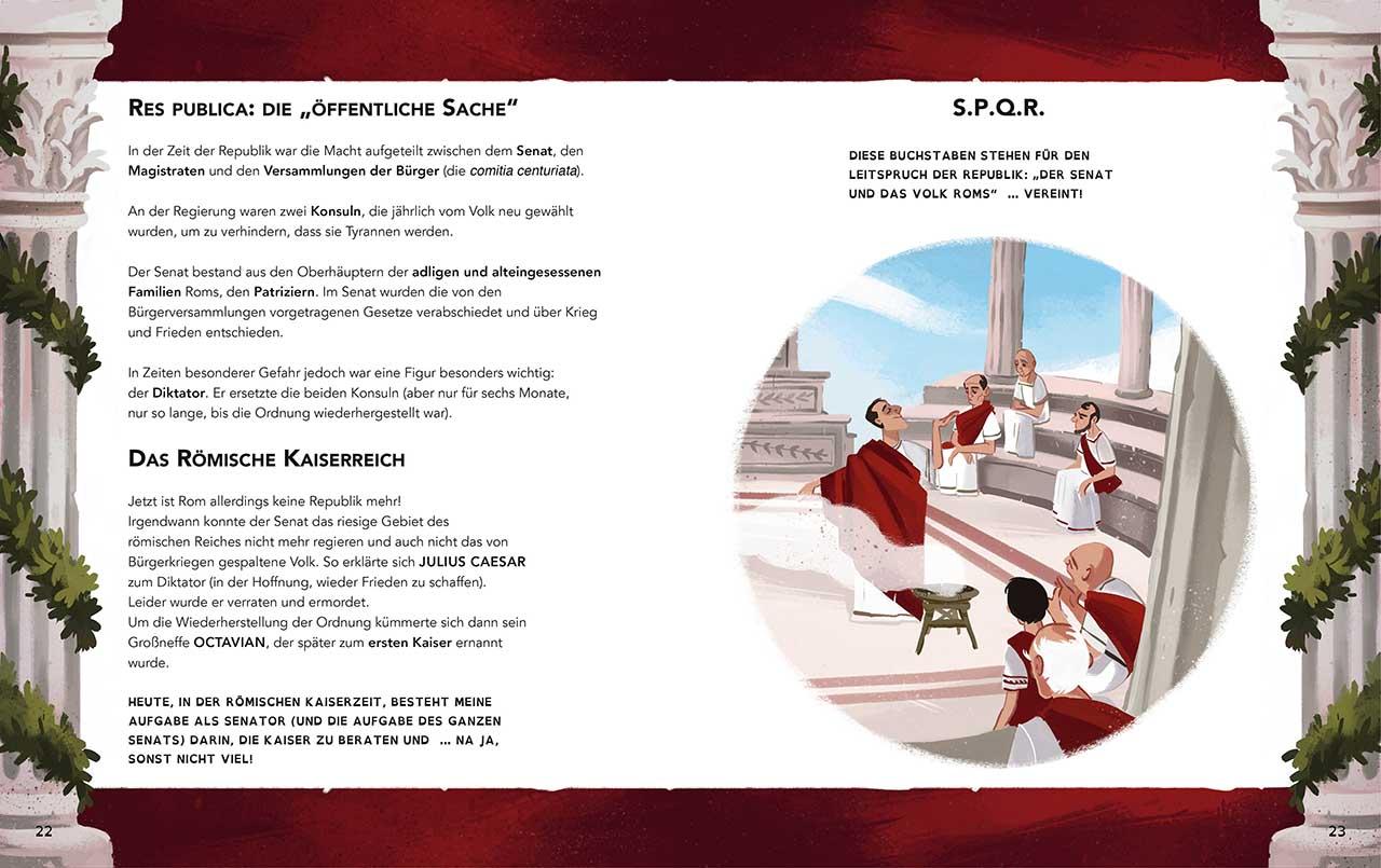 Beispielinhalt (Bild) Willi Weltenbummler: Ein Tag im antiken Rom